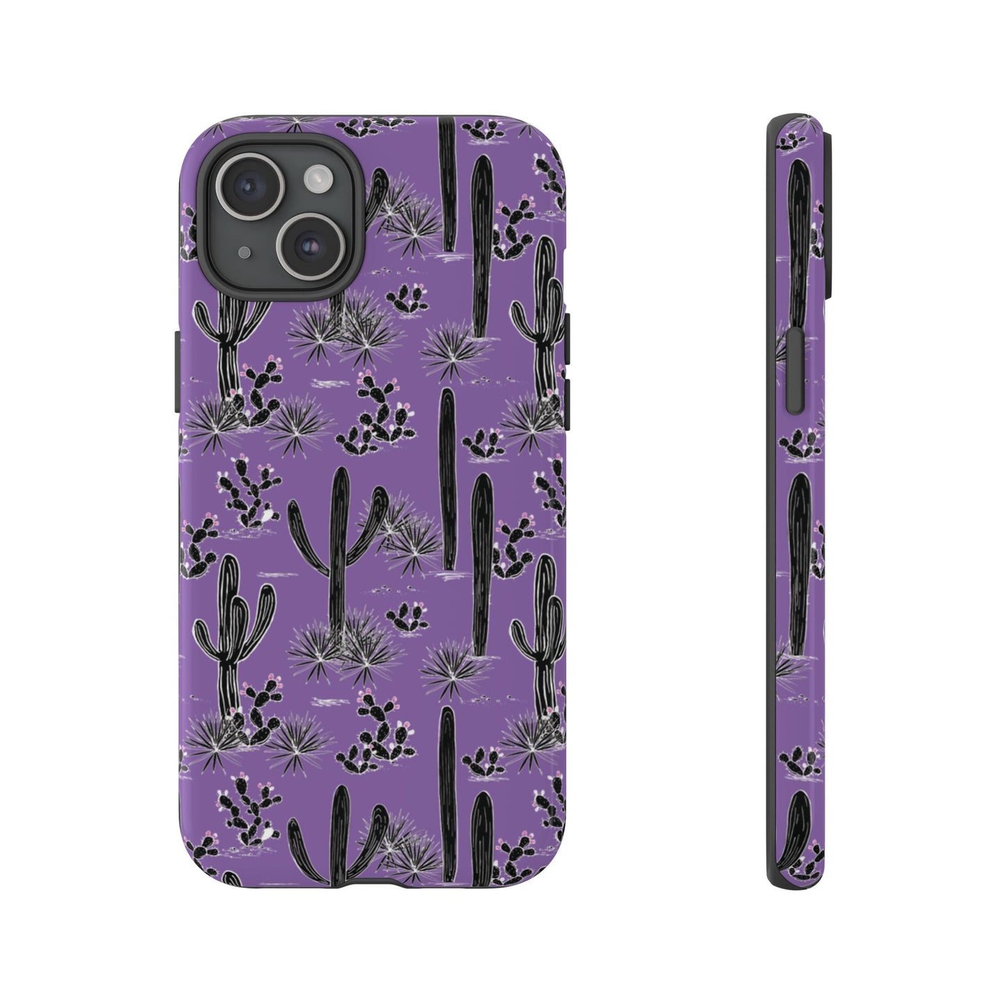 Purple Cactus Love Phone Case