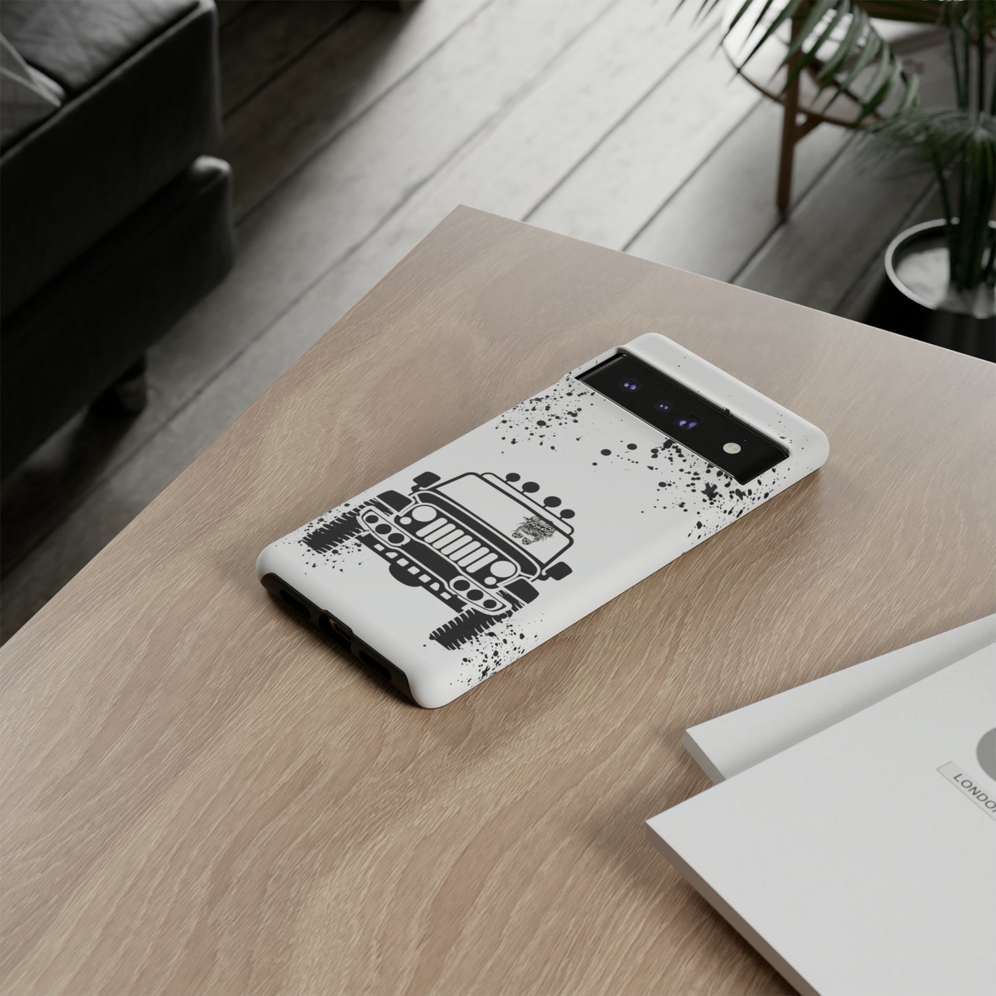 Off Road Girl Cow Print Shades Protective Phone Case for Iphone, Samsung and Google Phones