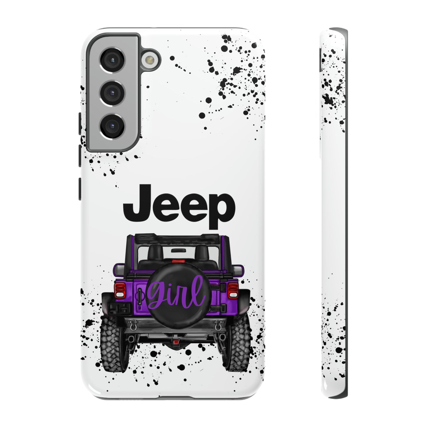 Off Road Girl Dark Purple Protective Case for Iphone, Google and Samsung Phones