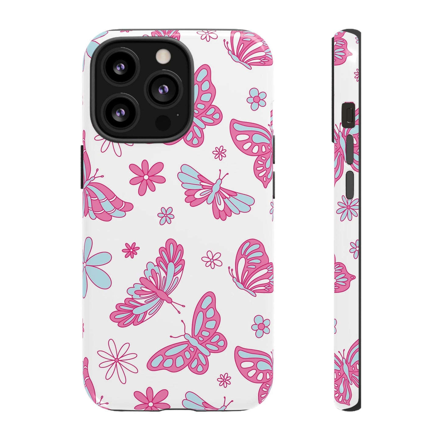Pastel Butterflies Protective Phone Case