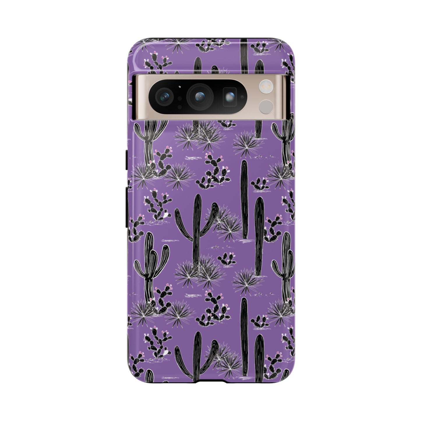 Purple Cactus Love Phone Case