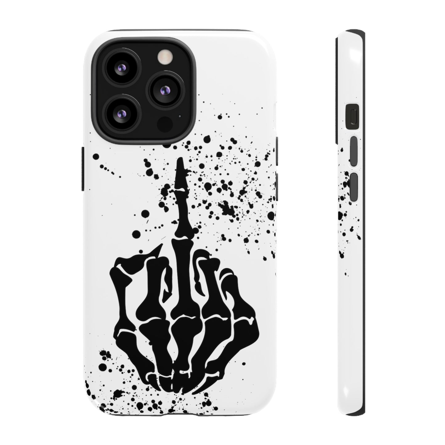 Skeleton, Finger Protective Case for Iphone, a Google and Samsung phones