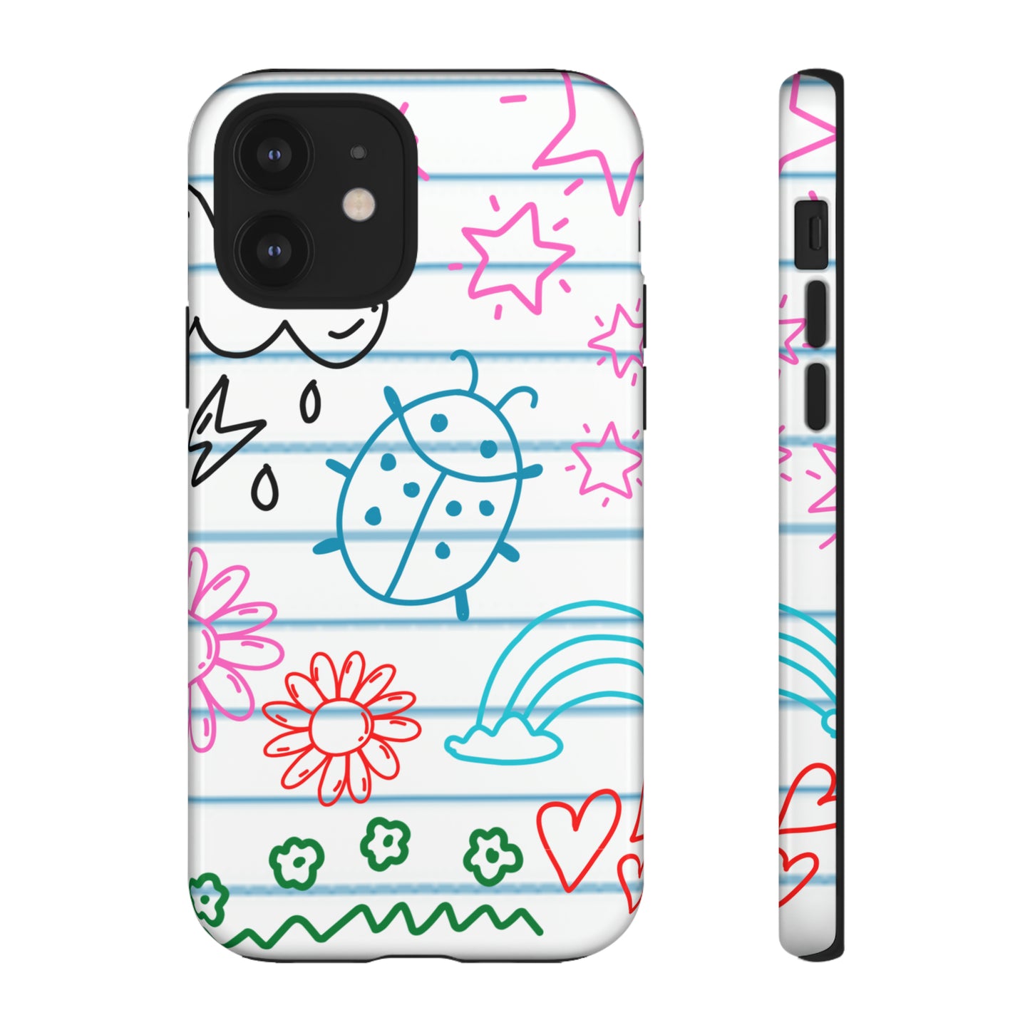 Kid Doodles Protective Phone Case for IPhone, Google and Samsung phones