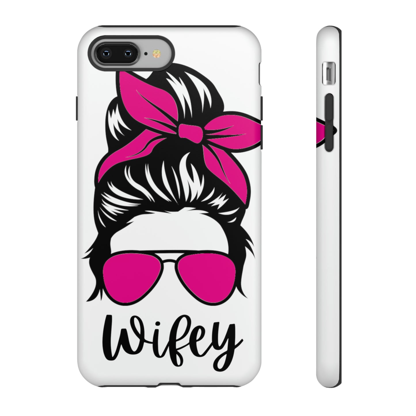 Pink Wifey Protective Case for IPhone, Samsung and Google