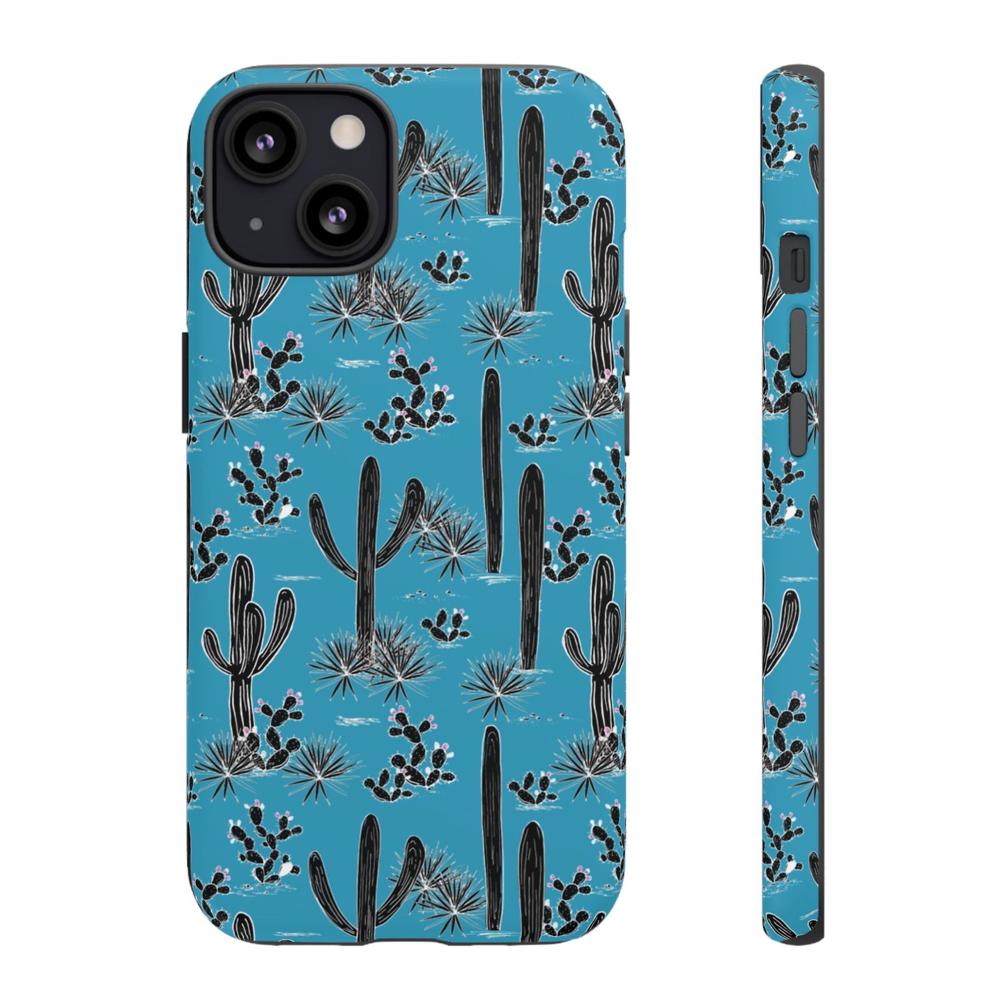 Turquoise Cactus Love Phone Case