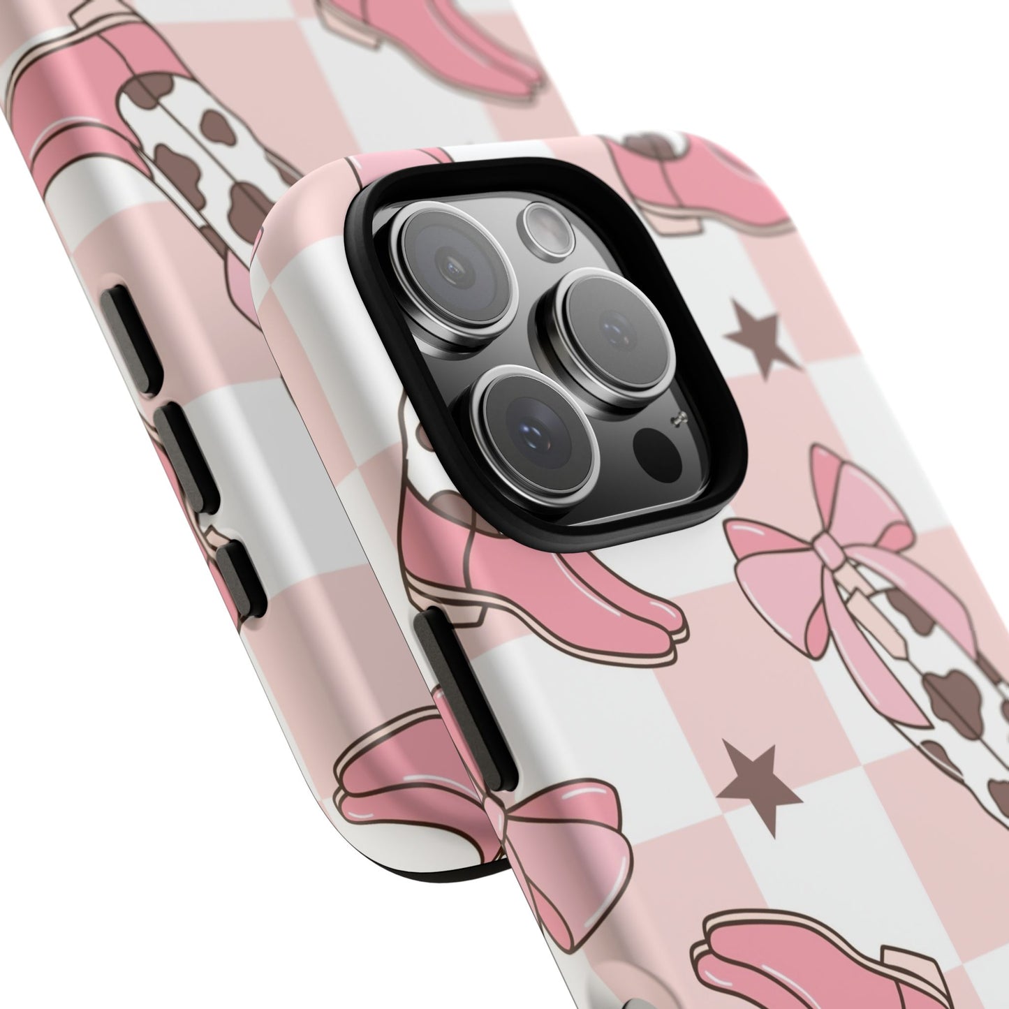 Cowboy Boots and Bows Protective Phone Case