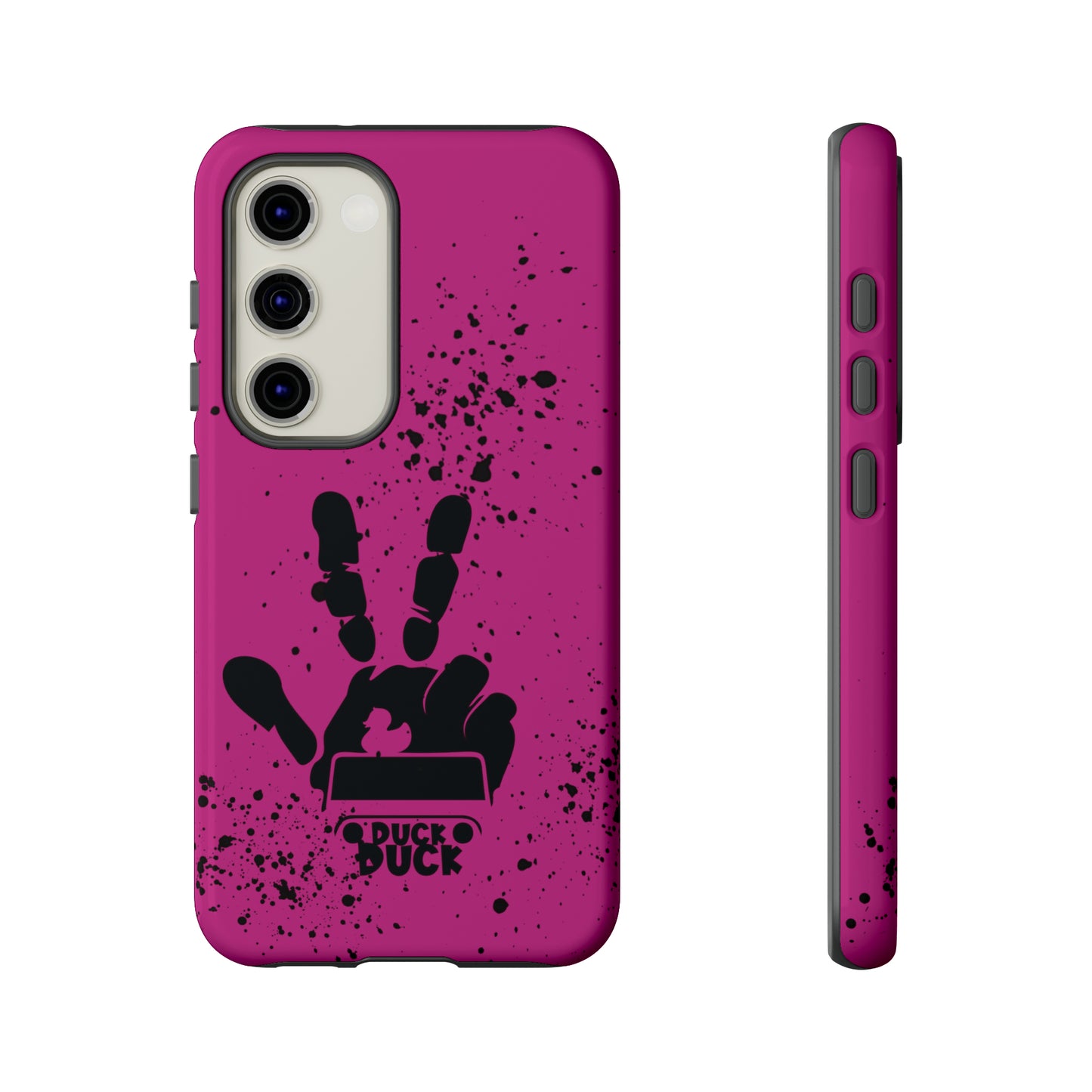 Duck Duck Hot Pink Protective Phone Case for IPhone, Samsung and Google Phone