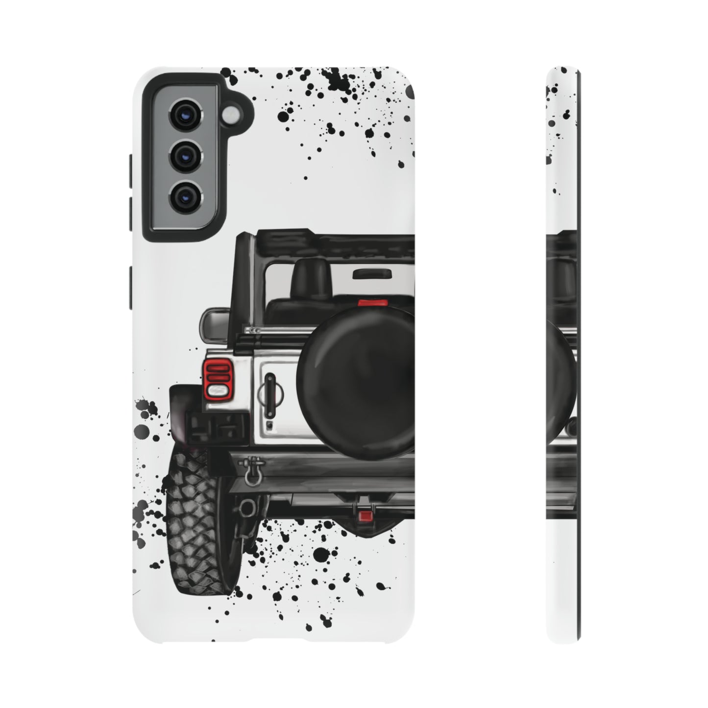 Off Road Life White Protective Case for Iphone, Google and Samsung