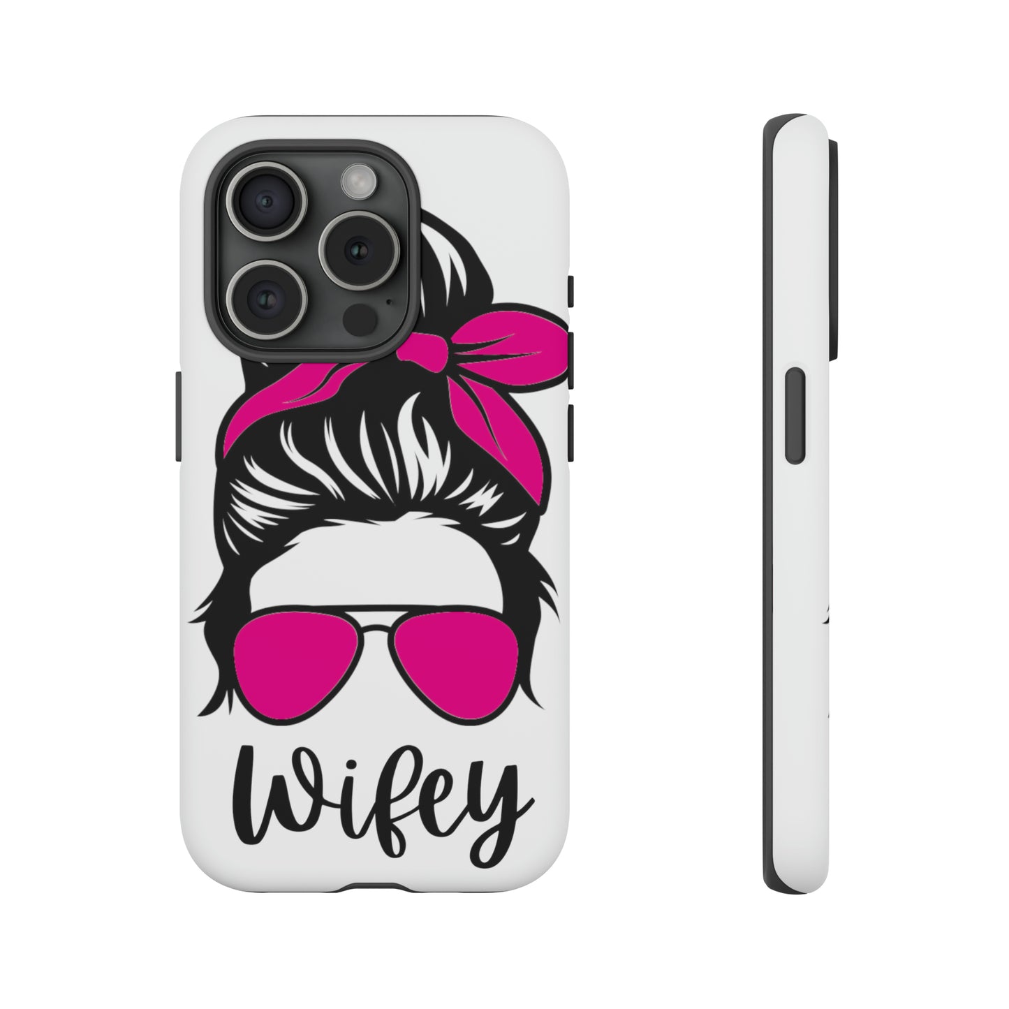 Pink Wifey Protective Case for IPhone, Samsung and Google