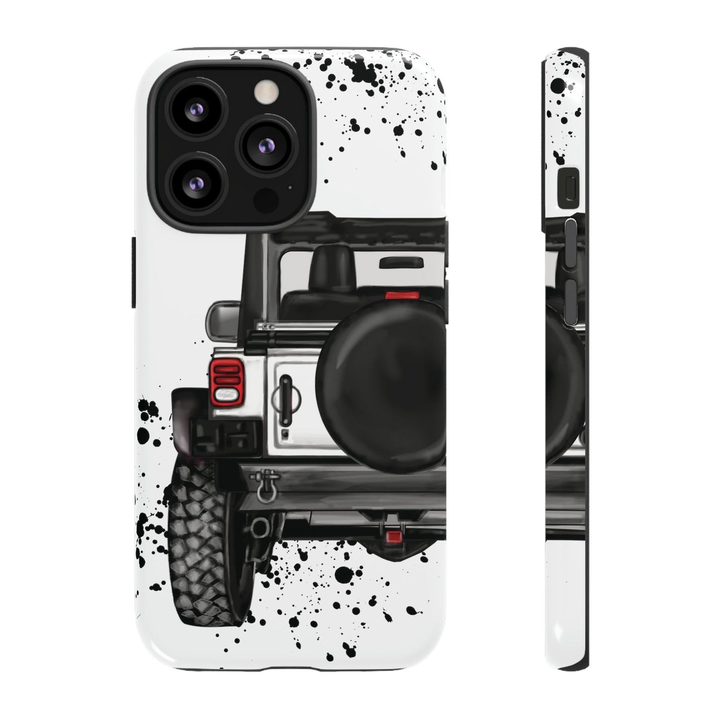 Off Road Life White Protective Case for Iphone, Google and Samsung