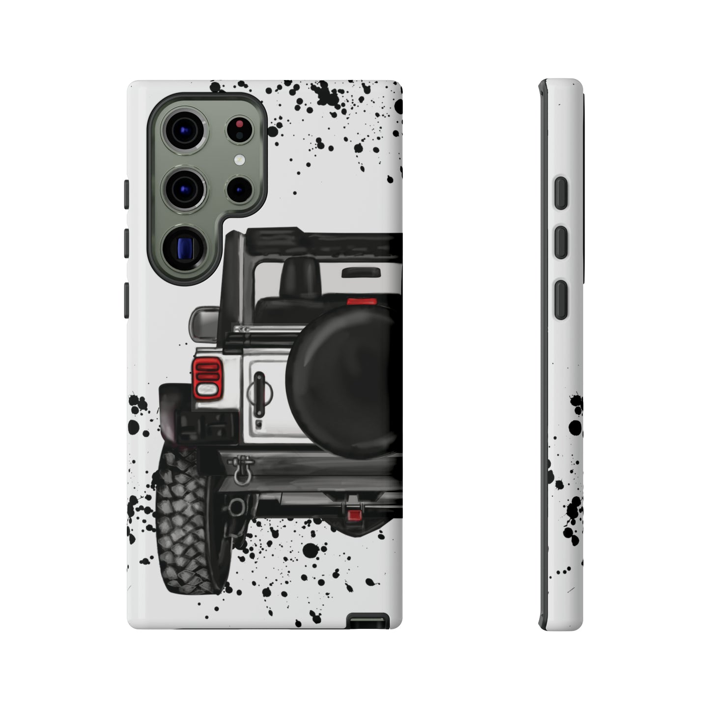 Off Road Life White Protective Case for Iphone, Google and Samsung