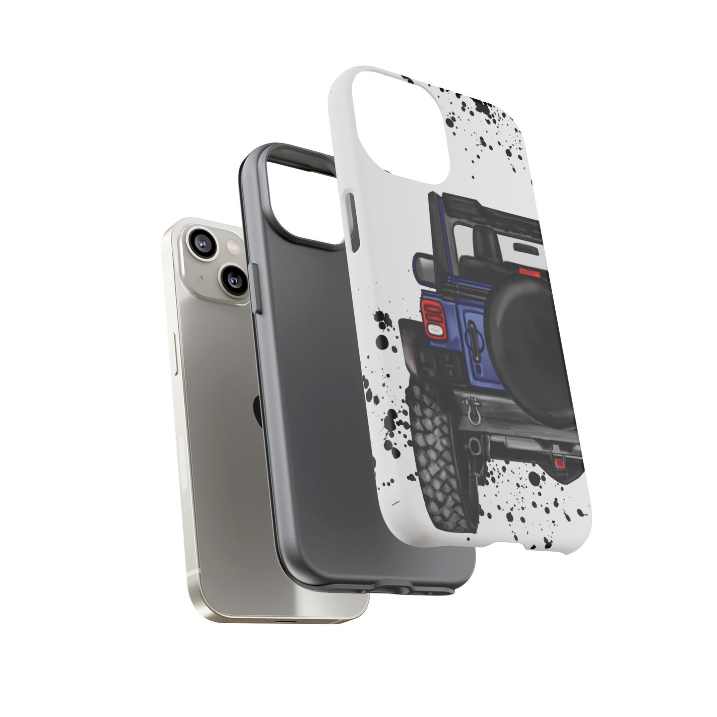 Off Road Life Dark Blue Protective Case for Iphone, Google and Samsung