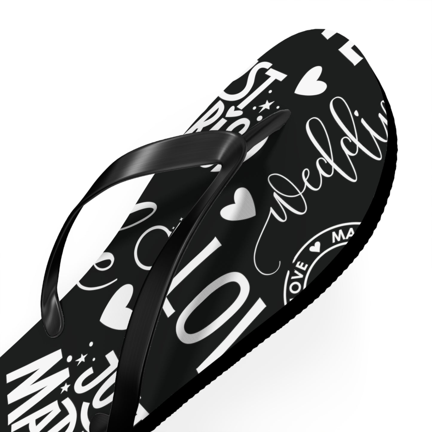 Bride Just Married Flip Flops