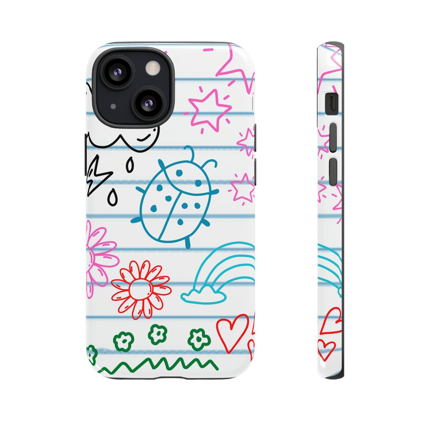 Kid Doodles Protective Phone Case for IPhone, Google and Samsung phones