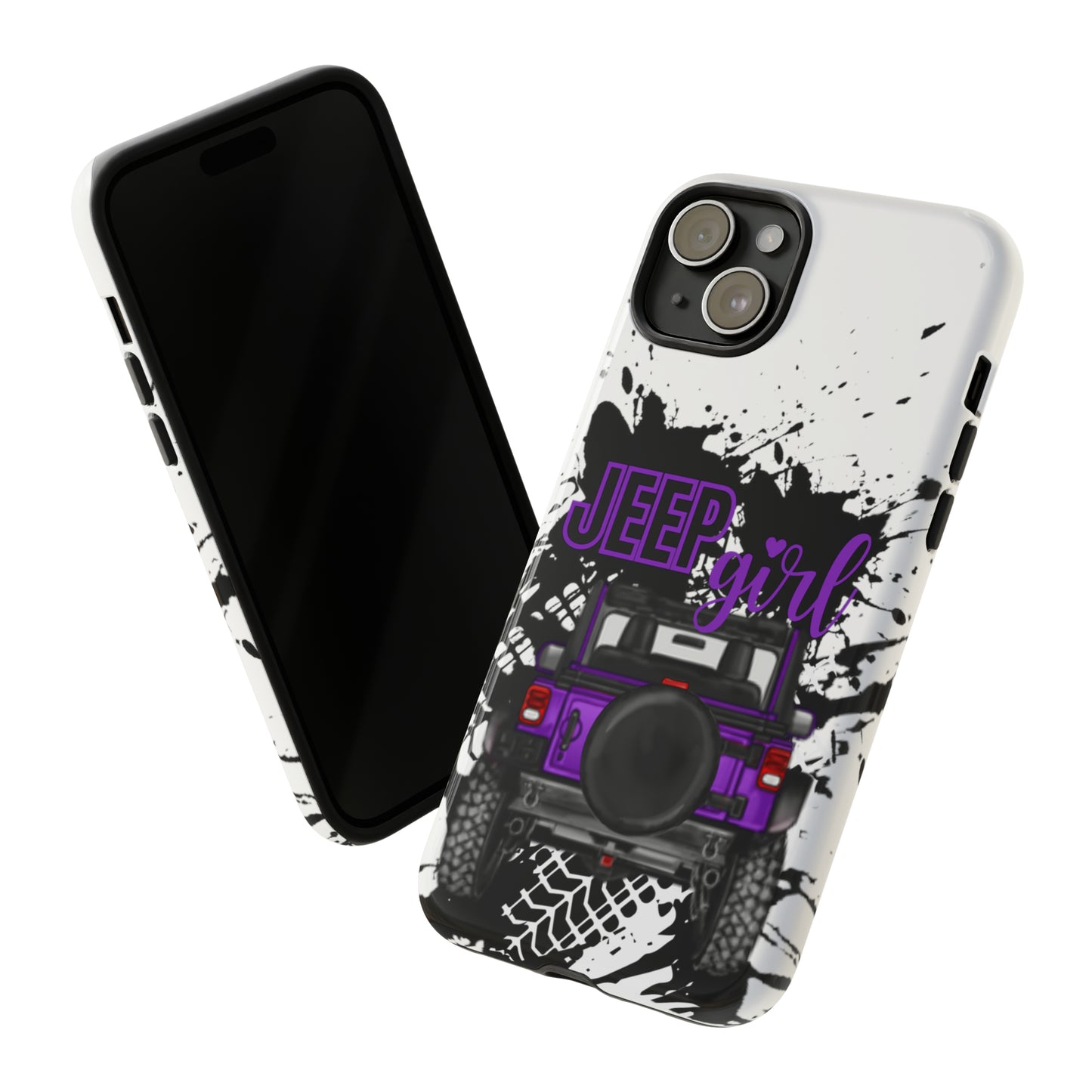 Off Road Girl Purple Tough Cases