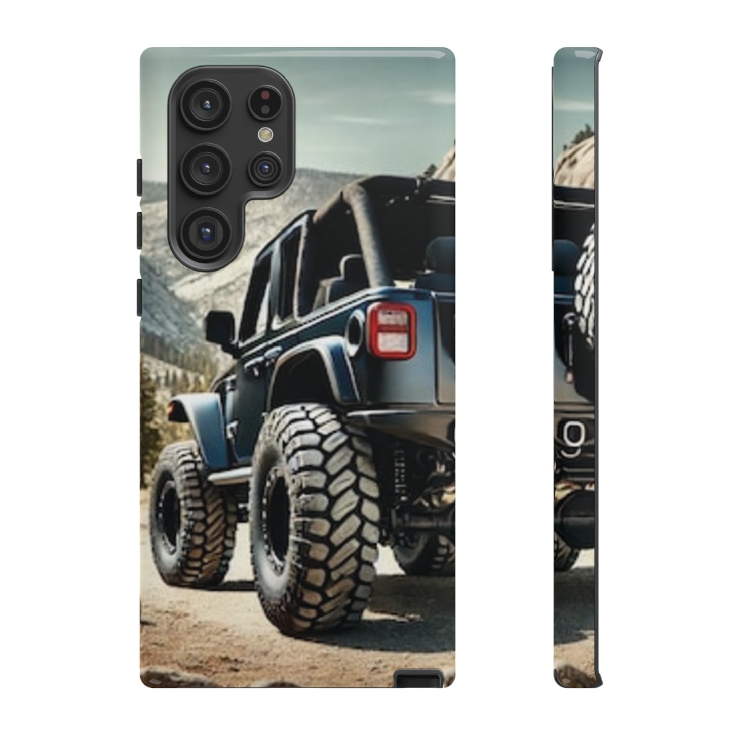 Blue Jeep Protective Phone Case