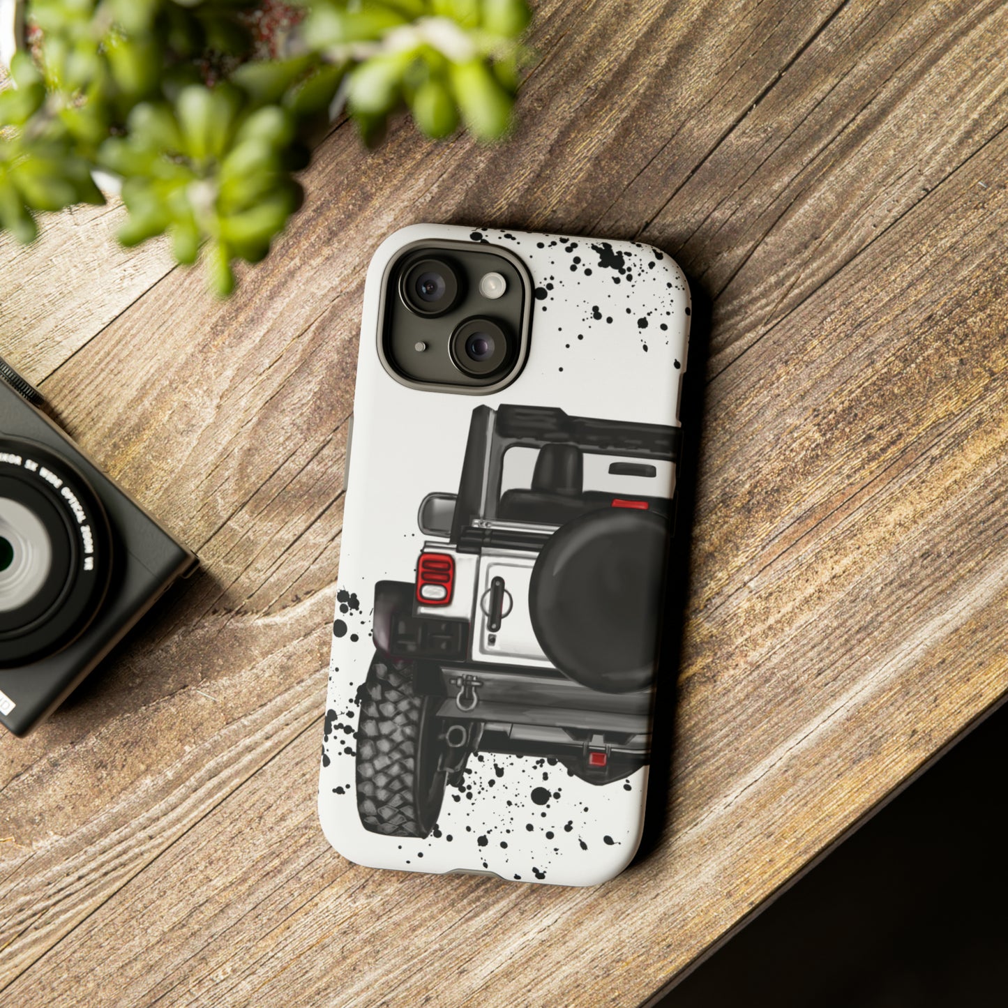 Off Road Life White Protective Case for Iphone, Google and Samsung