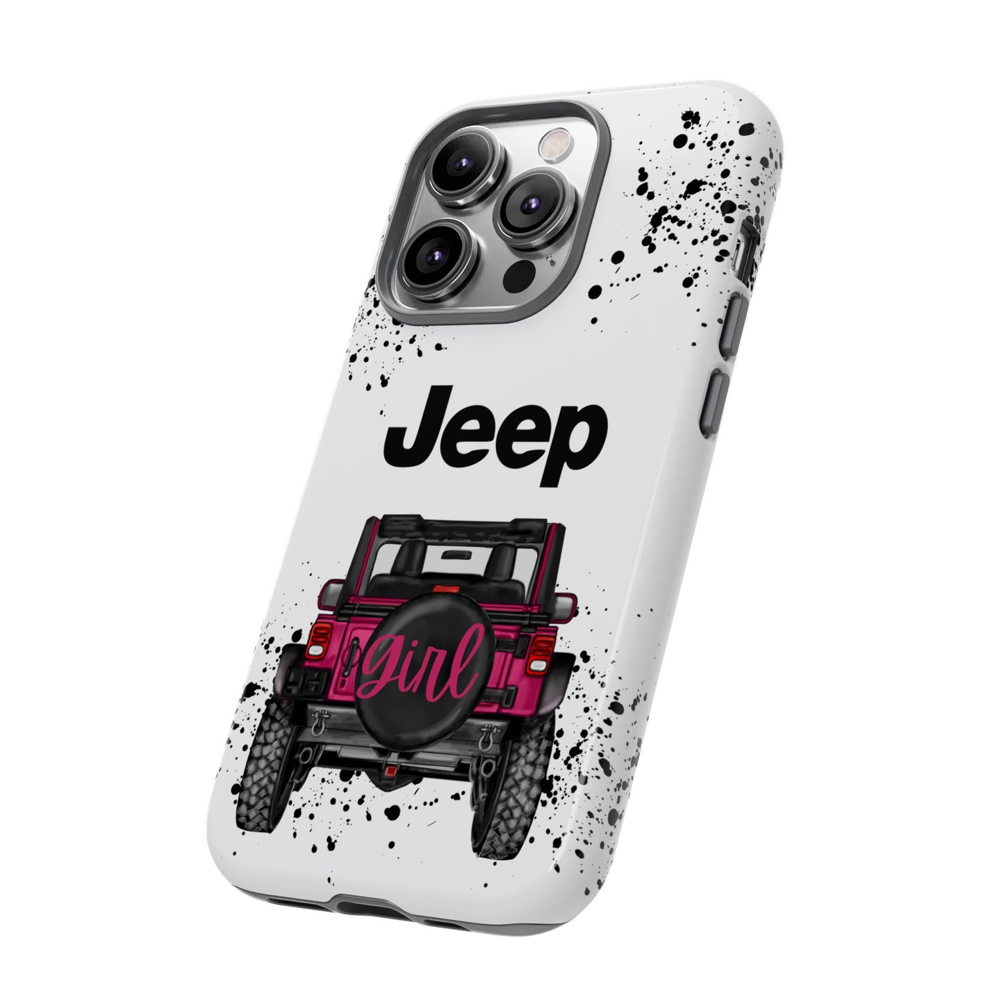 Off Road Girl Red Protective Case for Iphone, Google and Samsung Phones