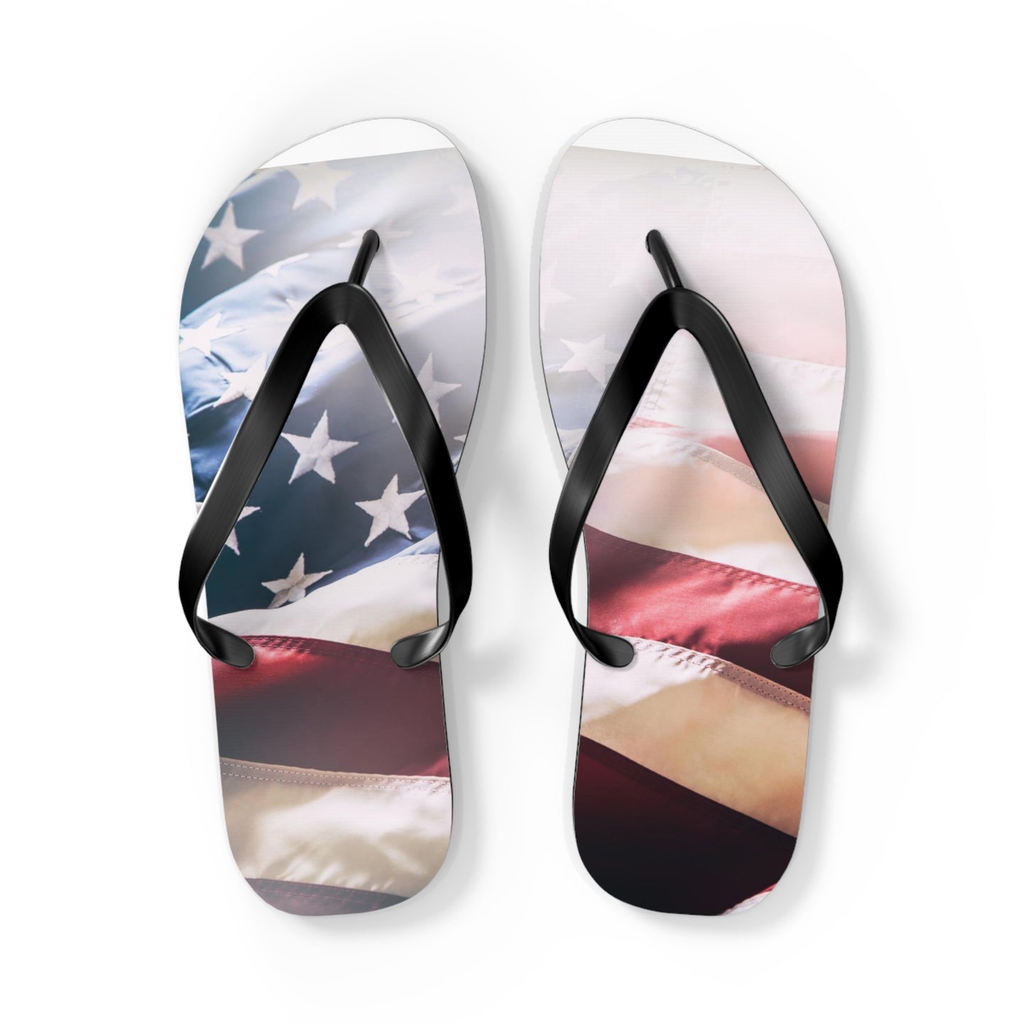 American Flag Summer Flip Flops