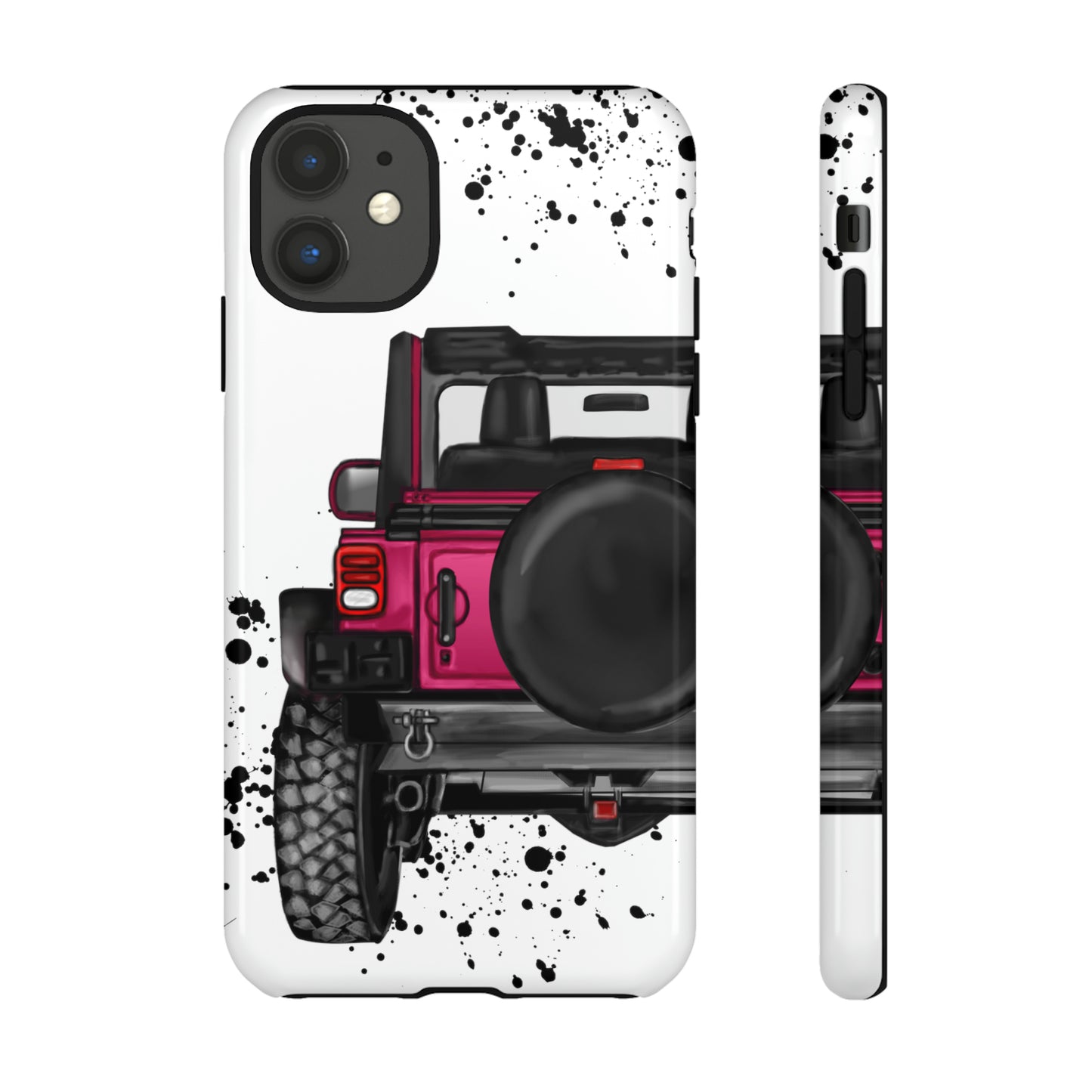 Off Road Life Dark Pink Protective Case for Iphone, Google and Samsung