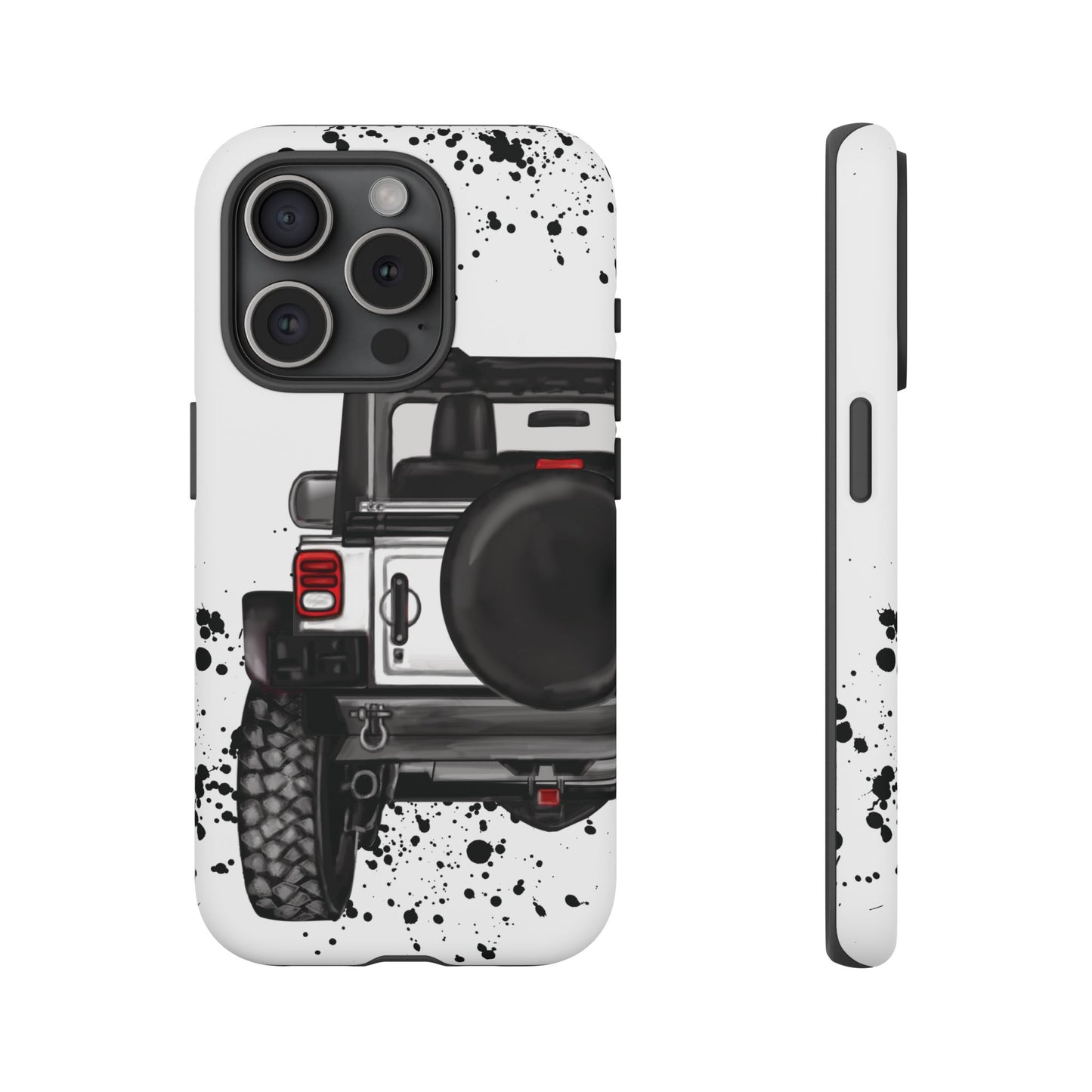 Off Road Life White Protective Case for Iphone, Google and Samsung