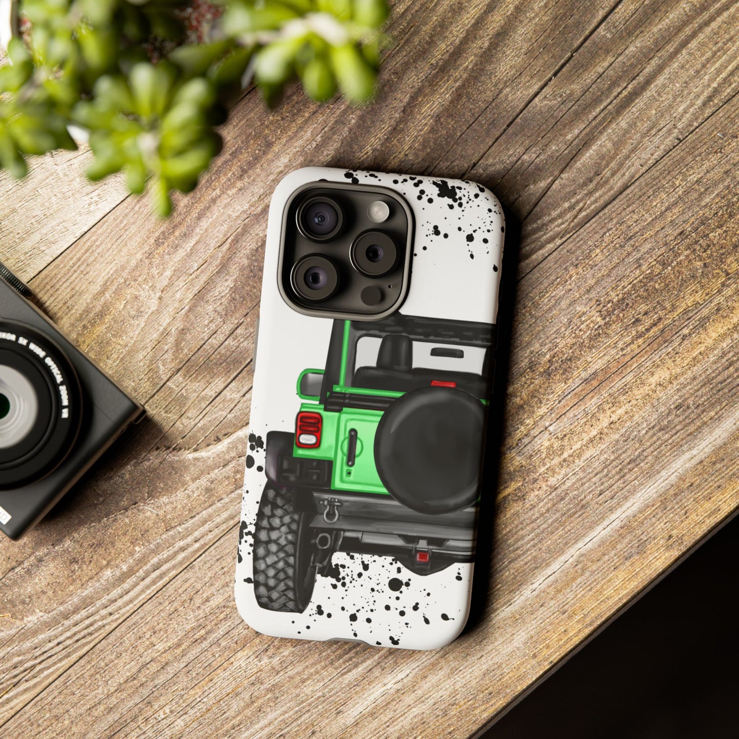 Off Road Life Green Protective Case for Iphone, Google and Samsung