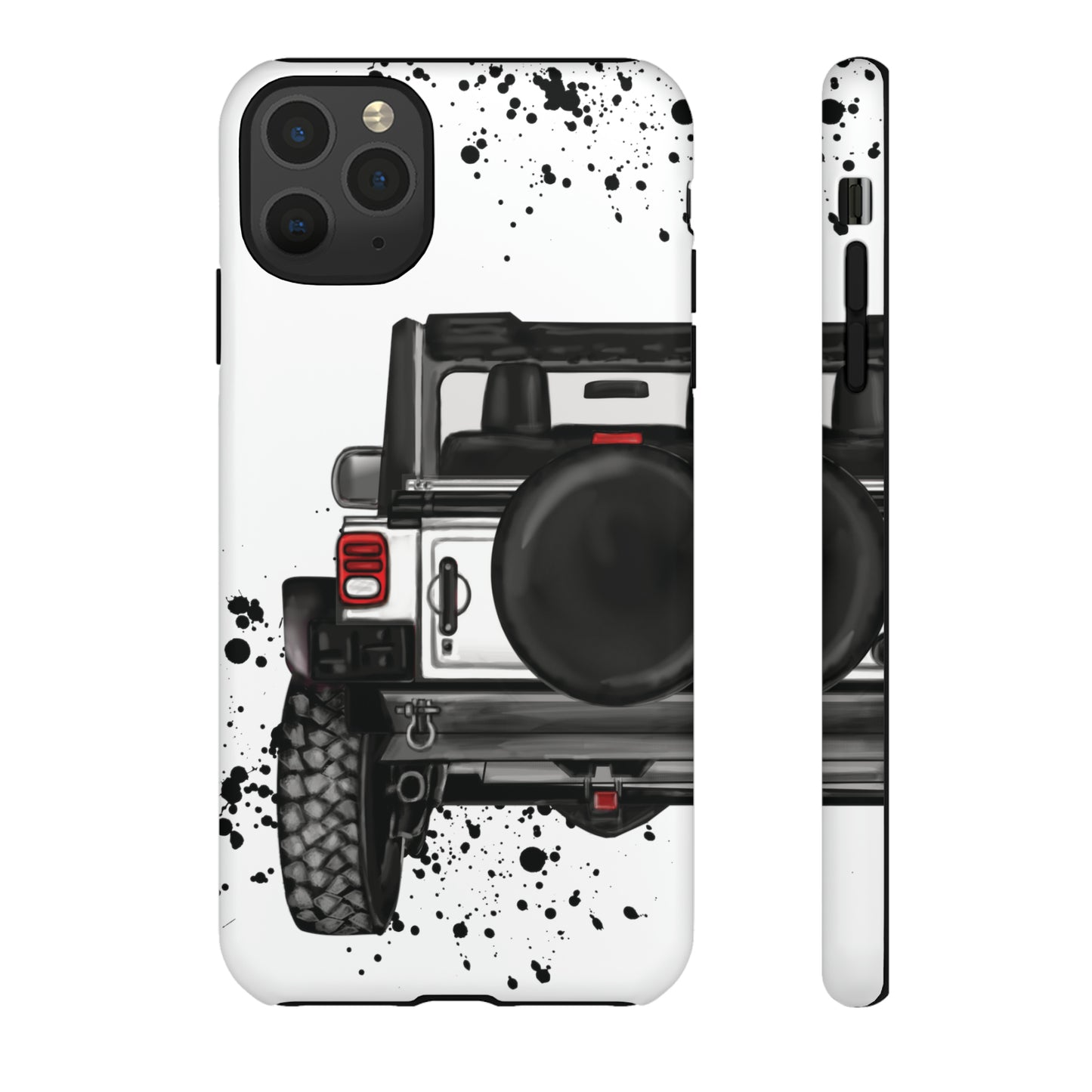 Off Road Life White Protective Case for Iphone, Google and Samsung