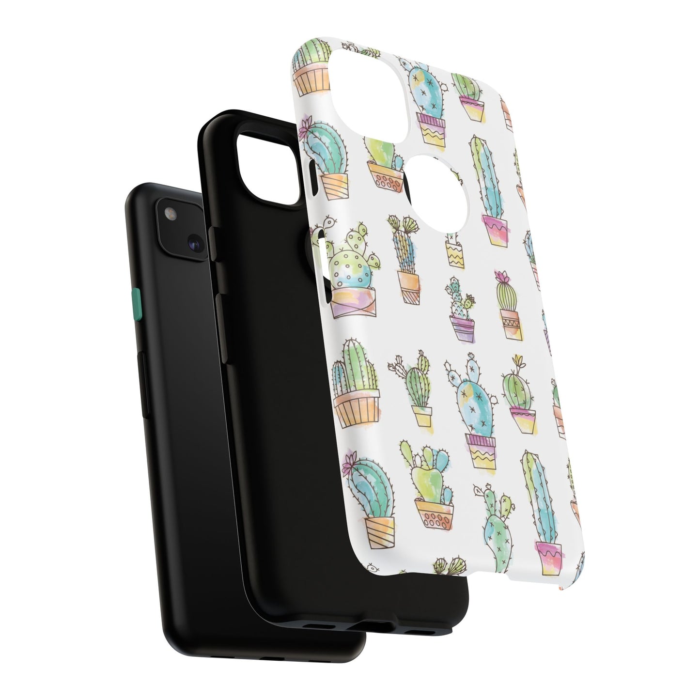 Pastel Cactus Love Phone Case