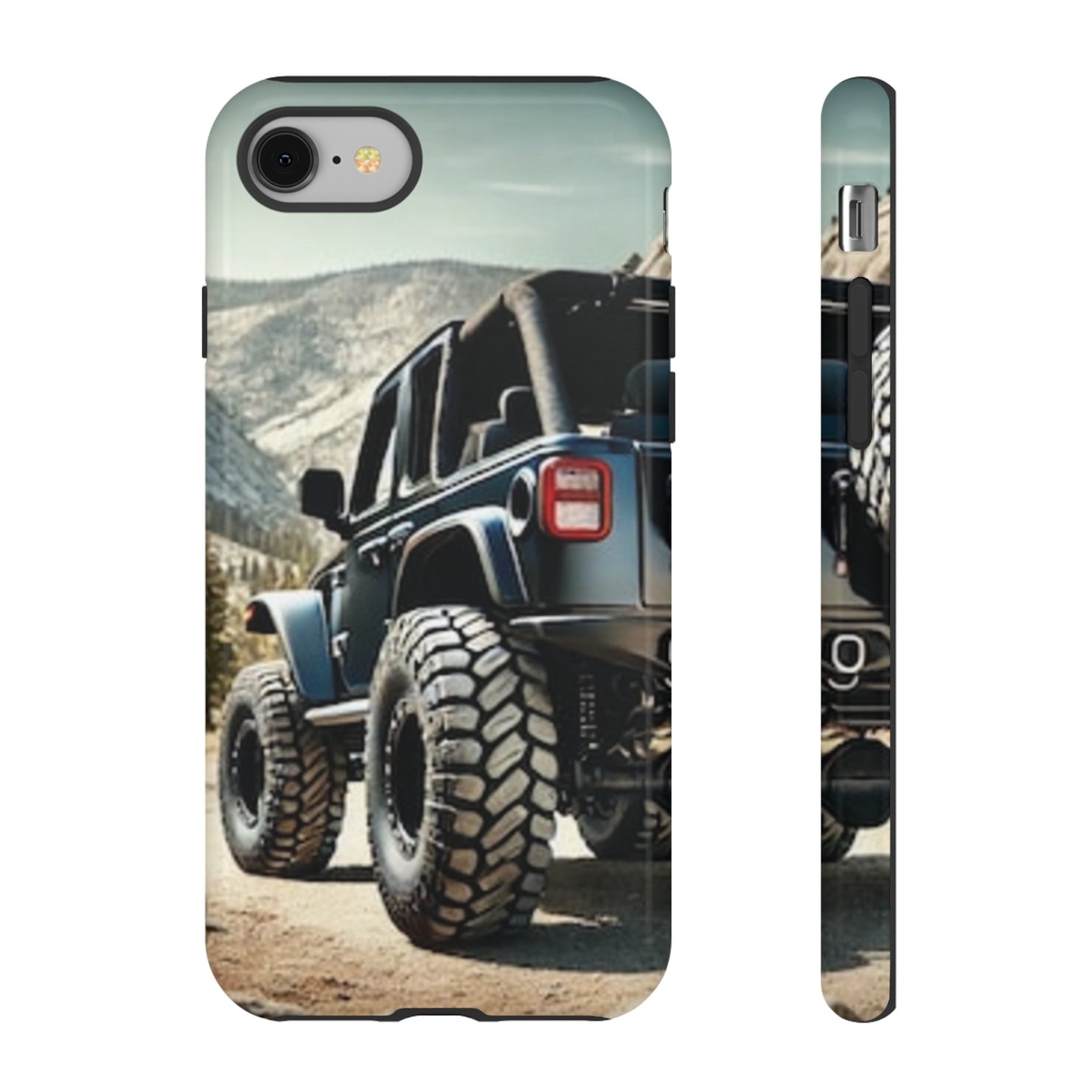 Blue Jeep Protective Phone Case