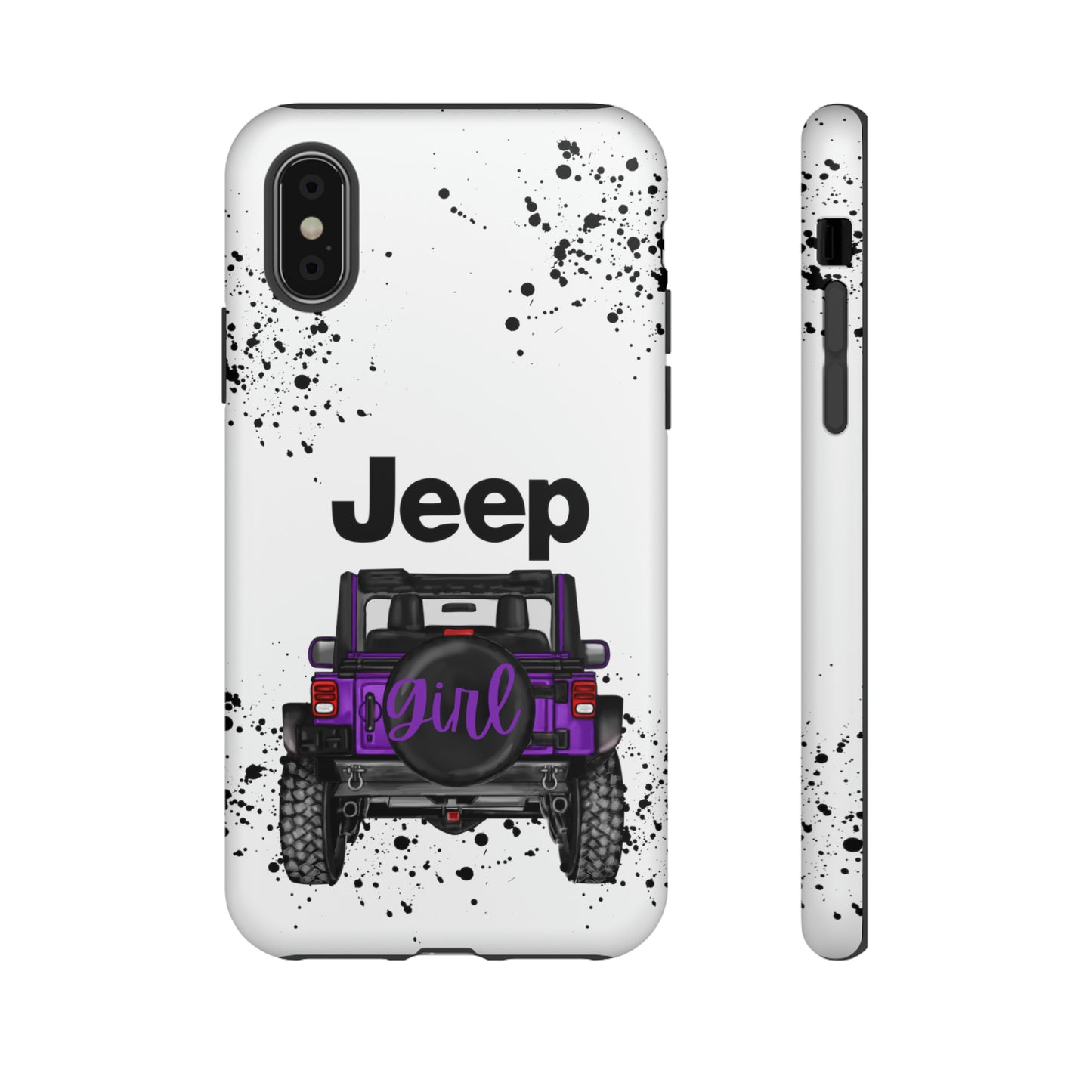 Off Road Girl Dark Purple Protective Case for Iphone, Google and Samsung Phones