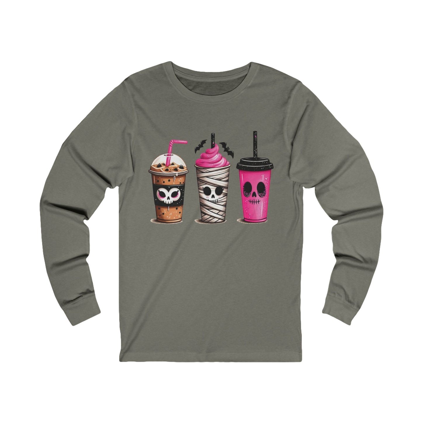 Halloween Drinks Unisex Jersey Long Sleeve Tee