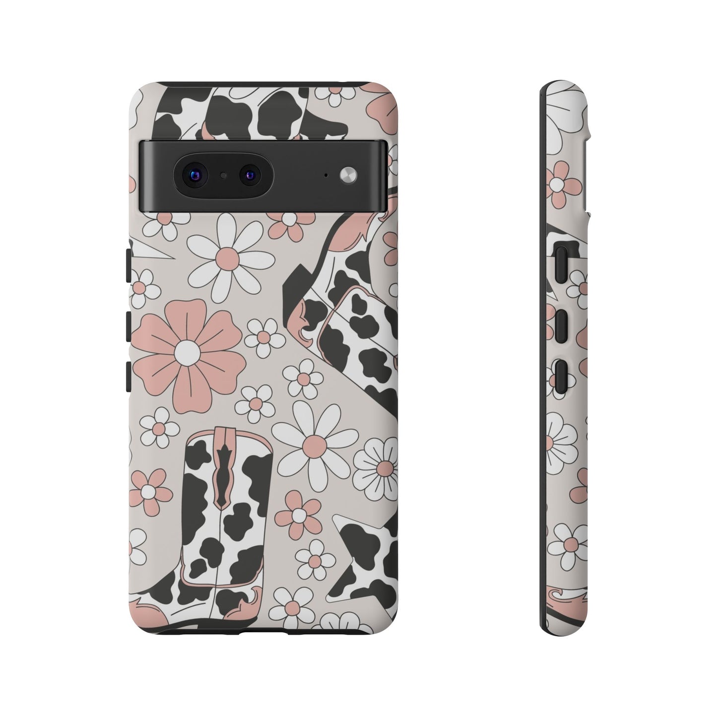 Western Flower Protective Phone Case for Google, Iphone and Samsung Phones