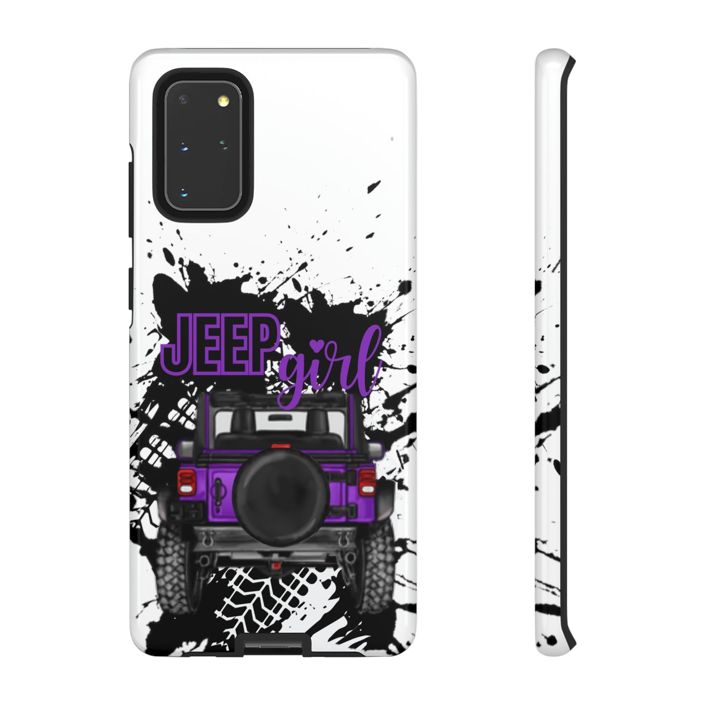 Off Road Girl Purple Tough Cases