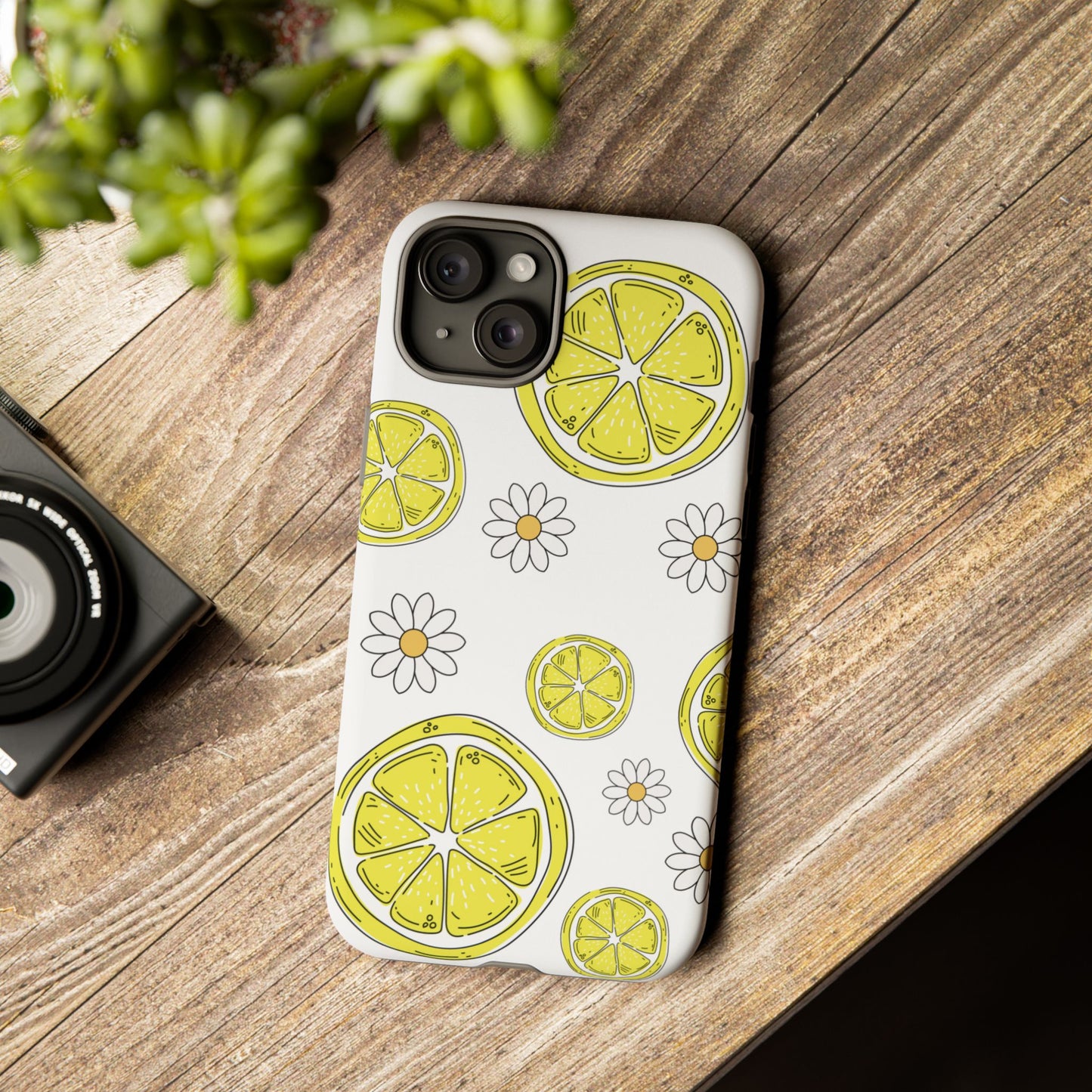 Lemons and Daisys Protective Phone Case