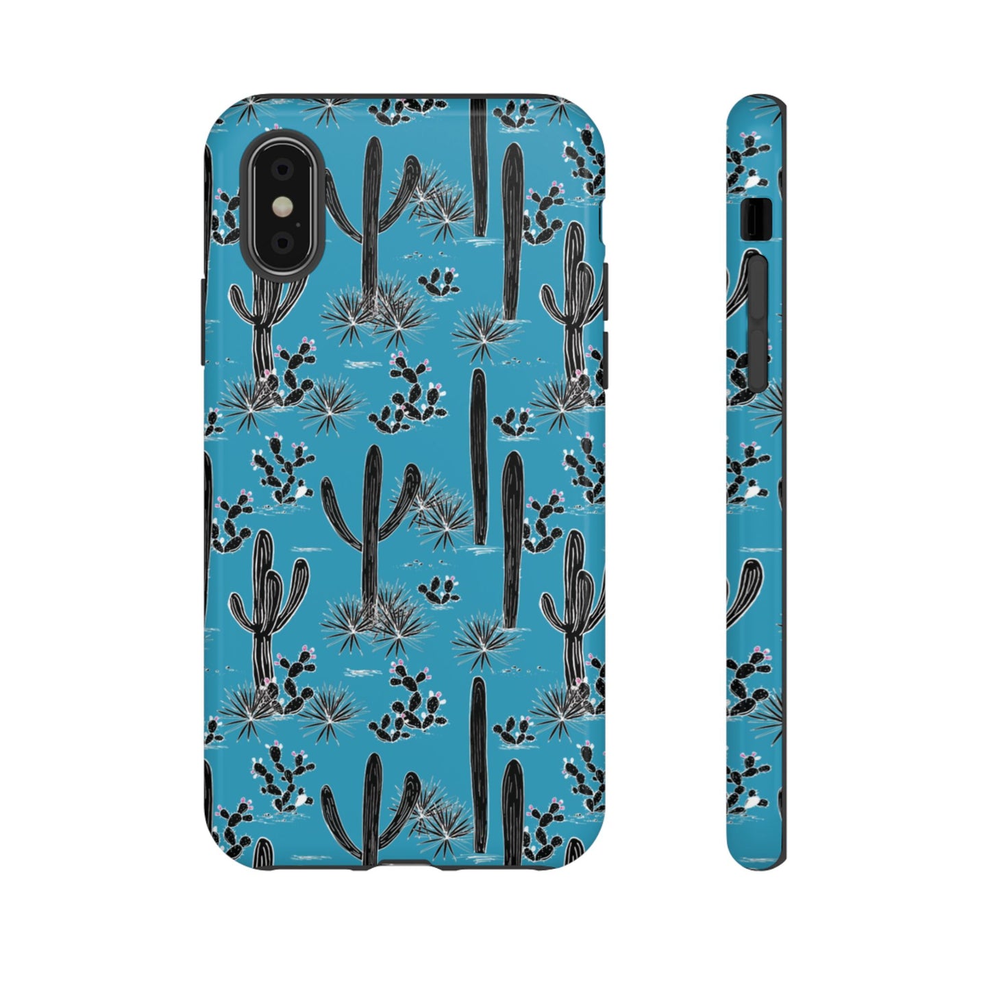 Turquoise Cactus Love Phone Case