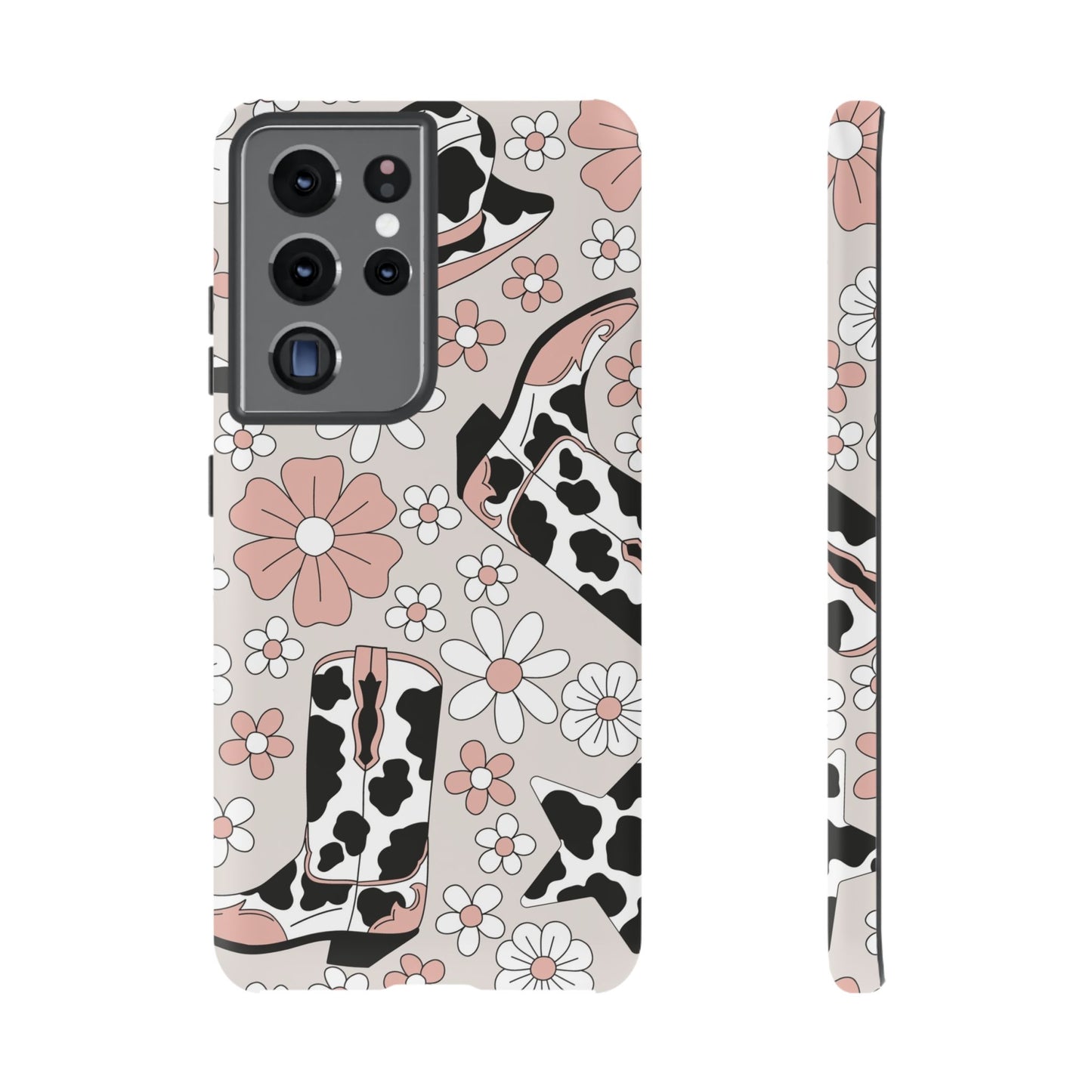Western Flower Protective Phone Case for Google, Iphone and Samsung Phones