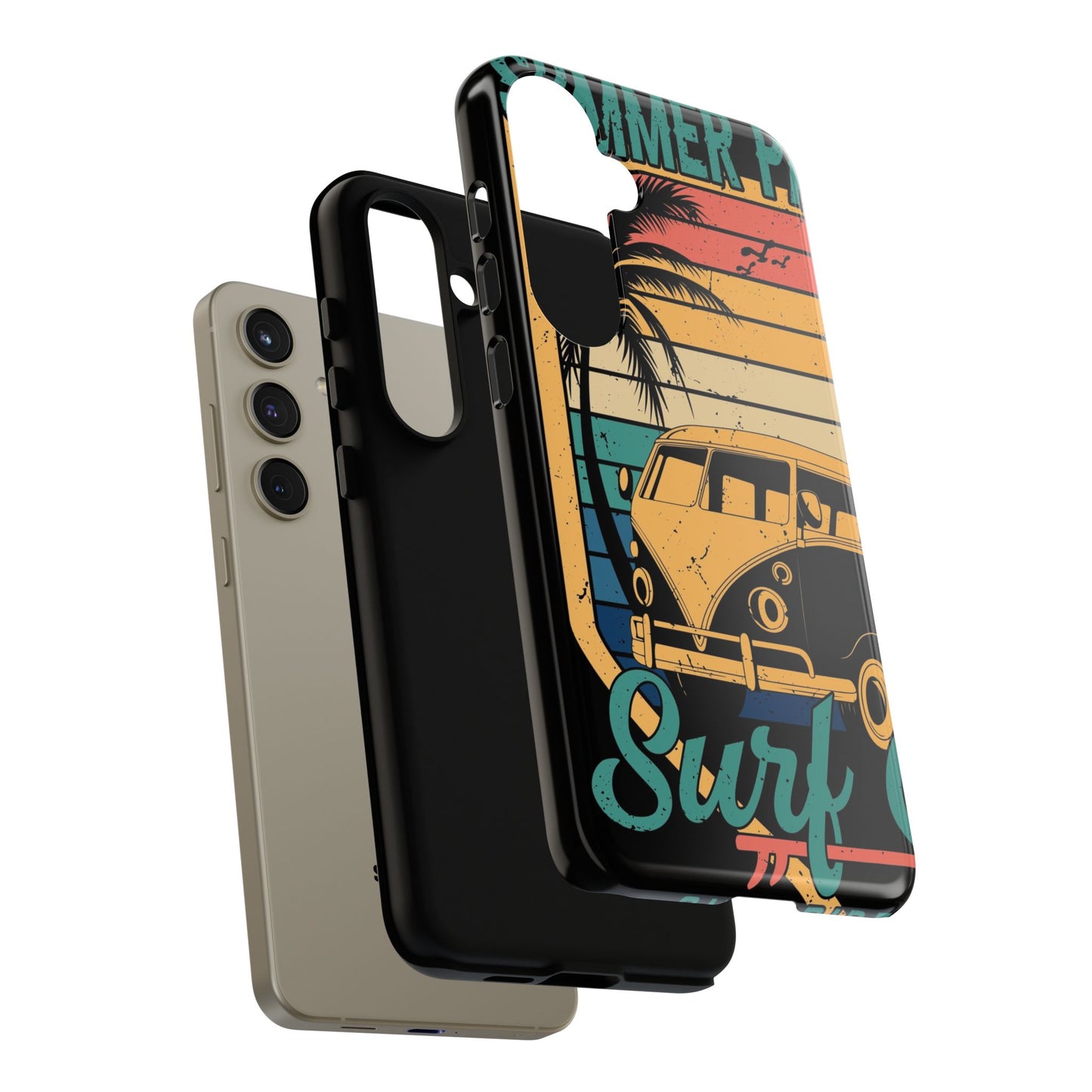 Retro Van Surf Summer Protective Phone Case