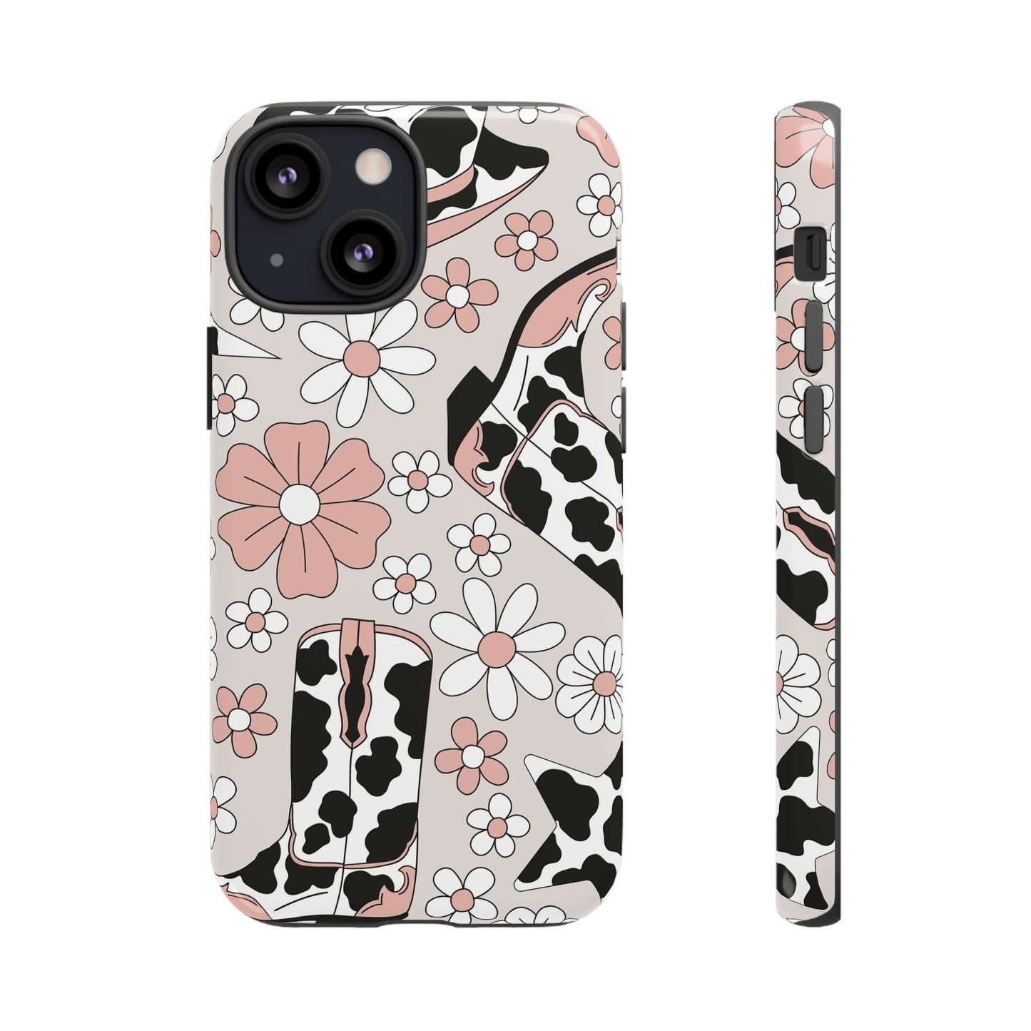 Western Flower Protective Phone Case for Google, Iphone and Samsung Phones