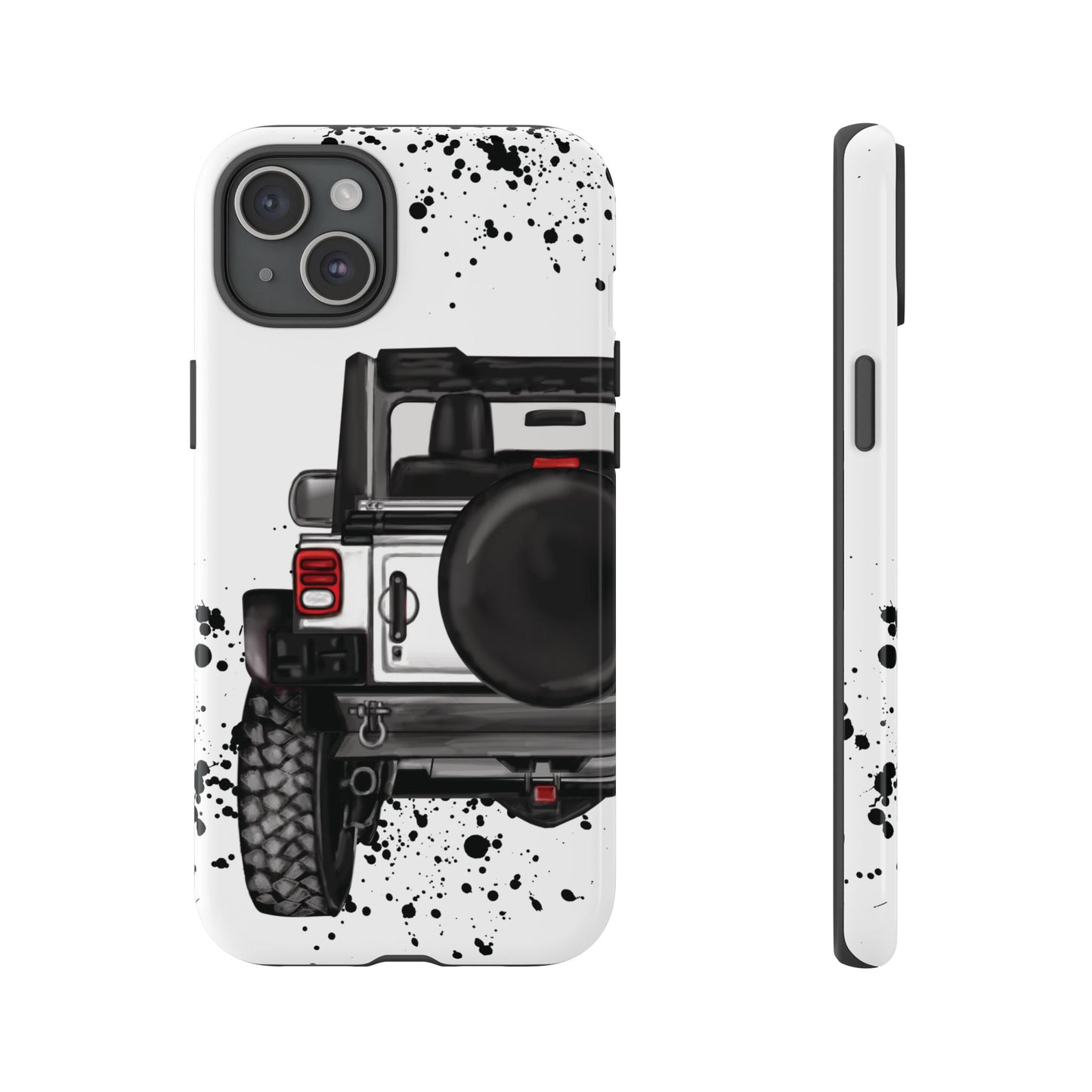Off Road Life White Protective Case for Iphone, Google and Samsung