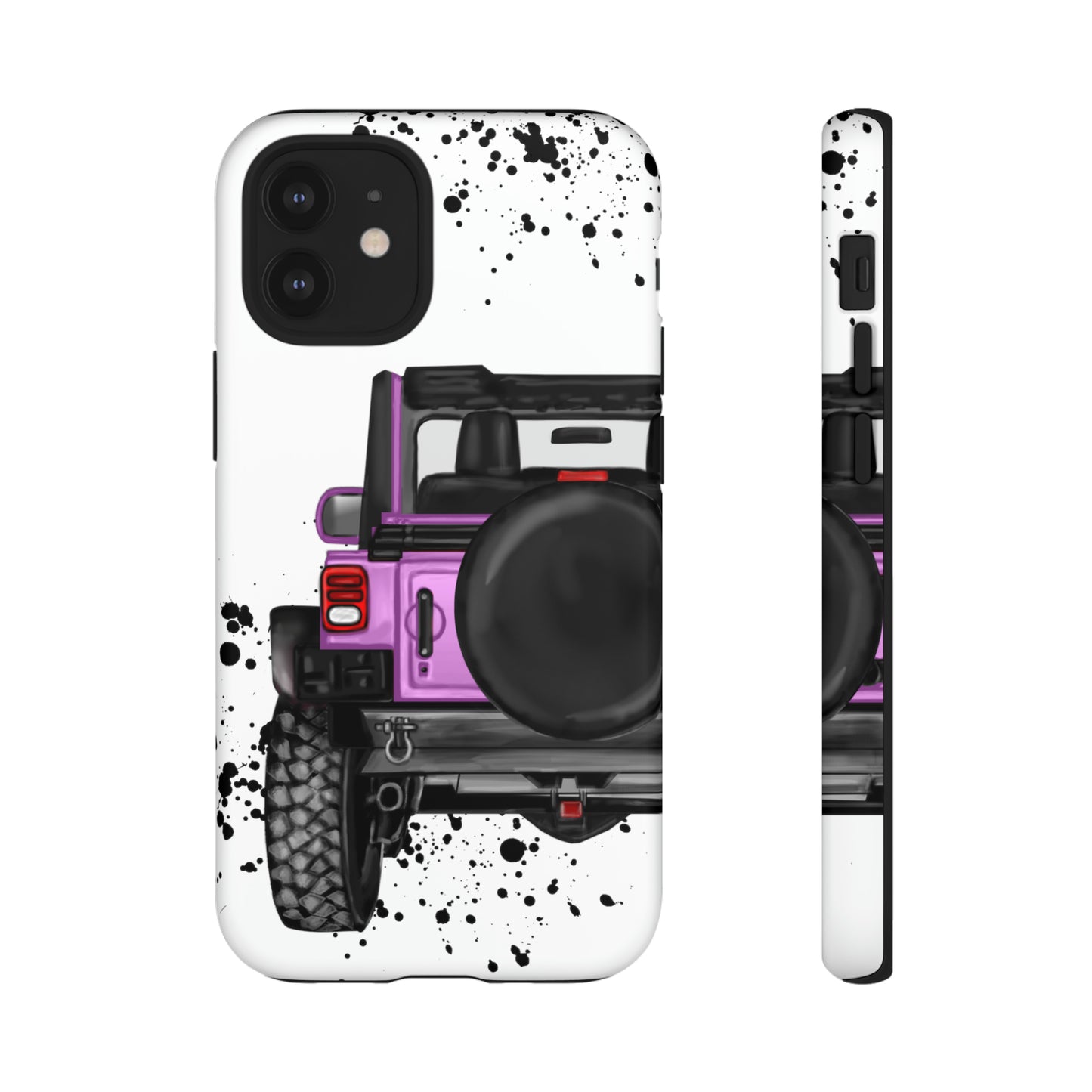 Off Road Life Charcoal Pink/Light Purple Protective Case for Iphone, Google and Samsung