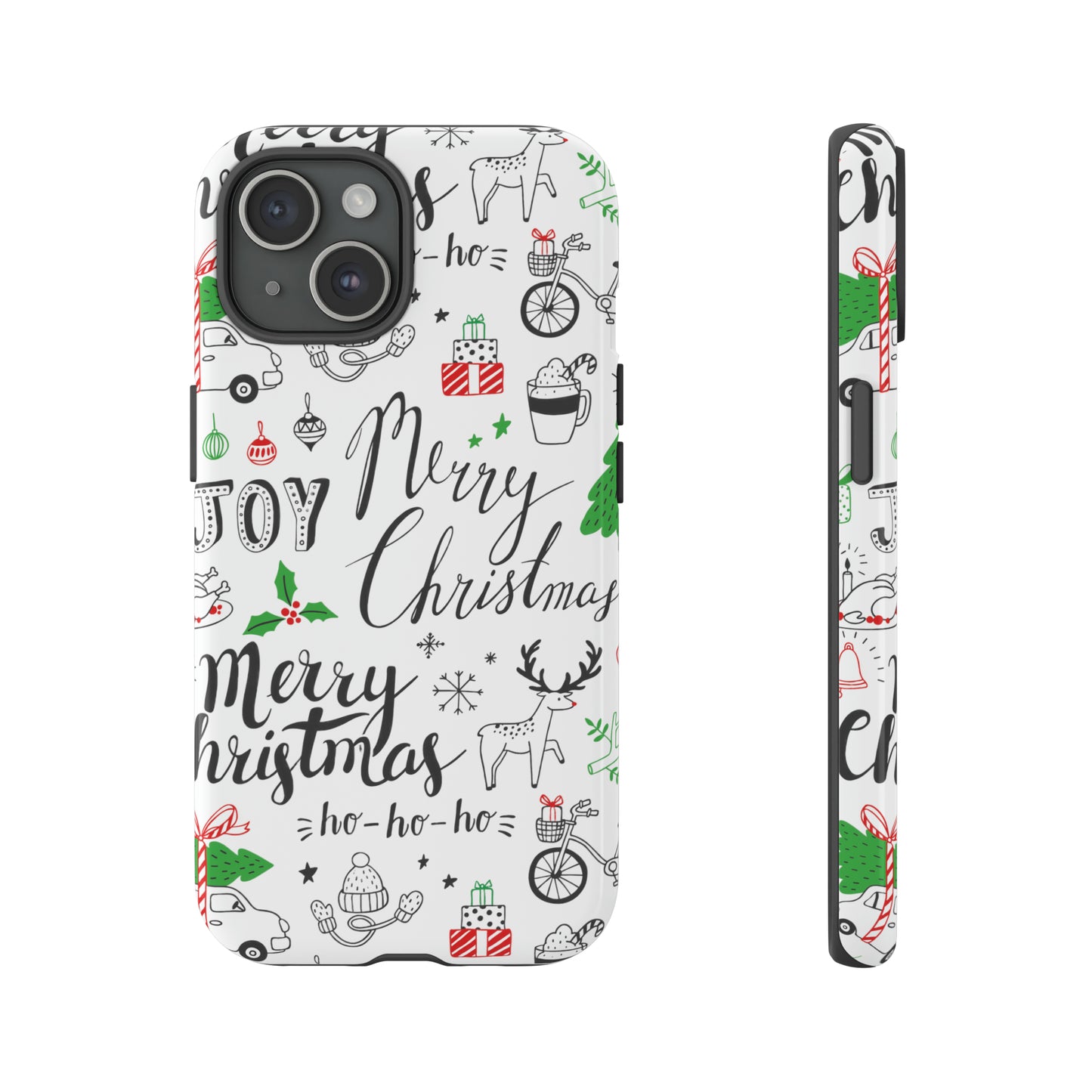 Merry Christmas Protective Phone Case for Iphone, Samsung and Google Phones