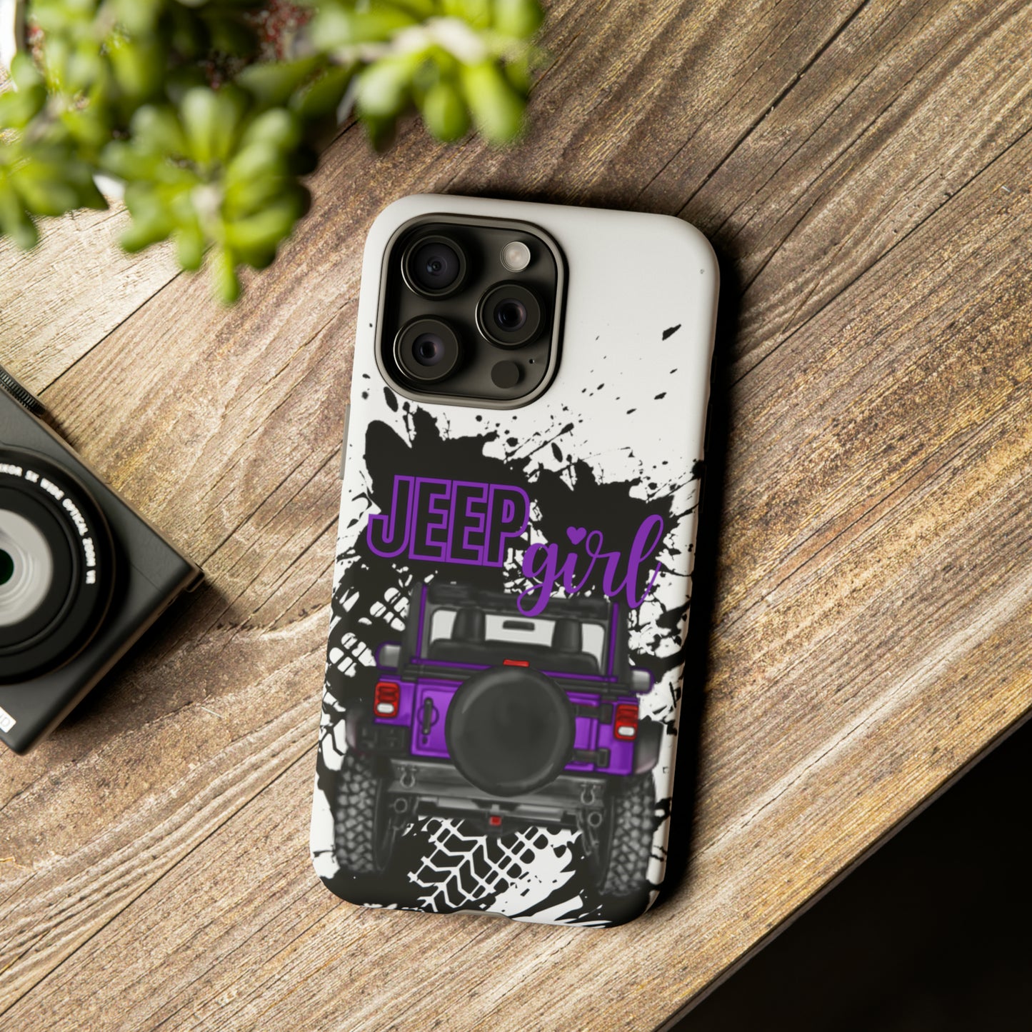 Off Road Girl Purple Tough Cases