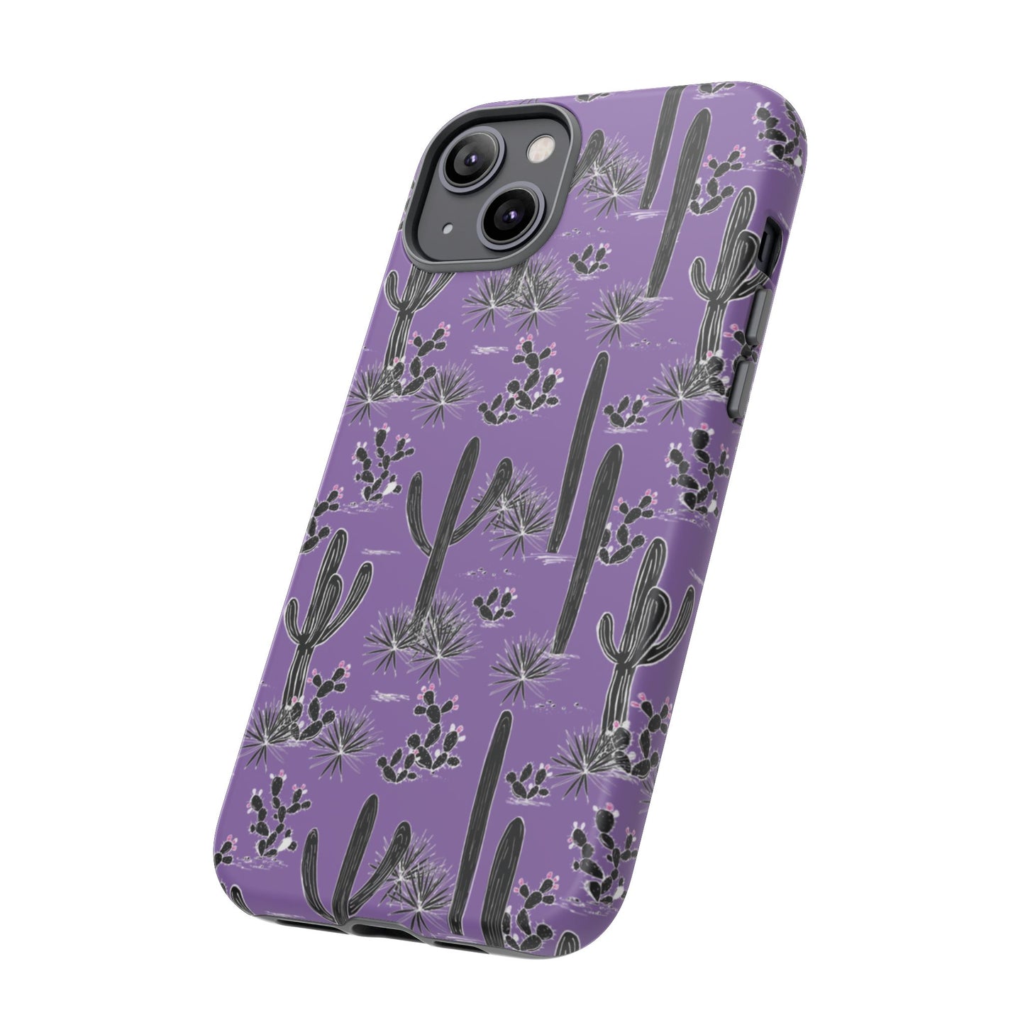Purple Cactus Love Phone Case