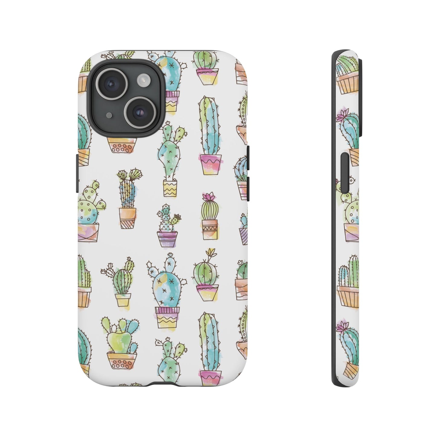 Pastel Cactus Love Phone Case