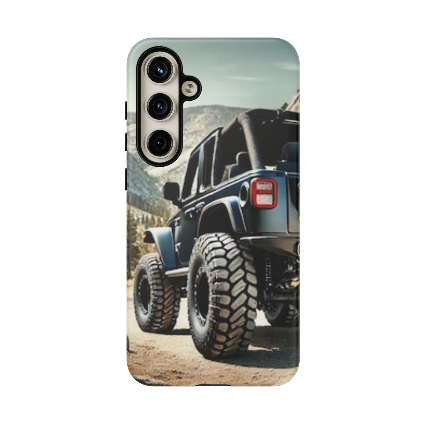 Blue Jeep Protective Phone Case