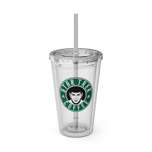 Spock Tumbler with Straw, 16oz