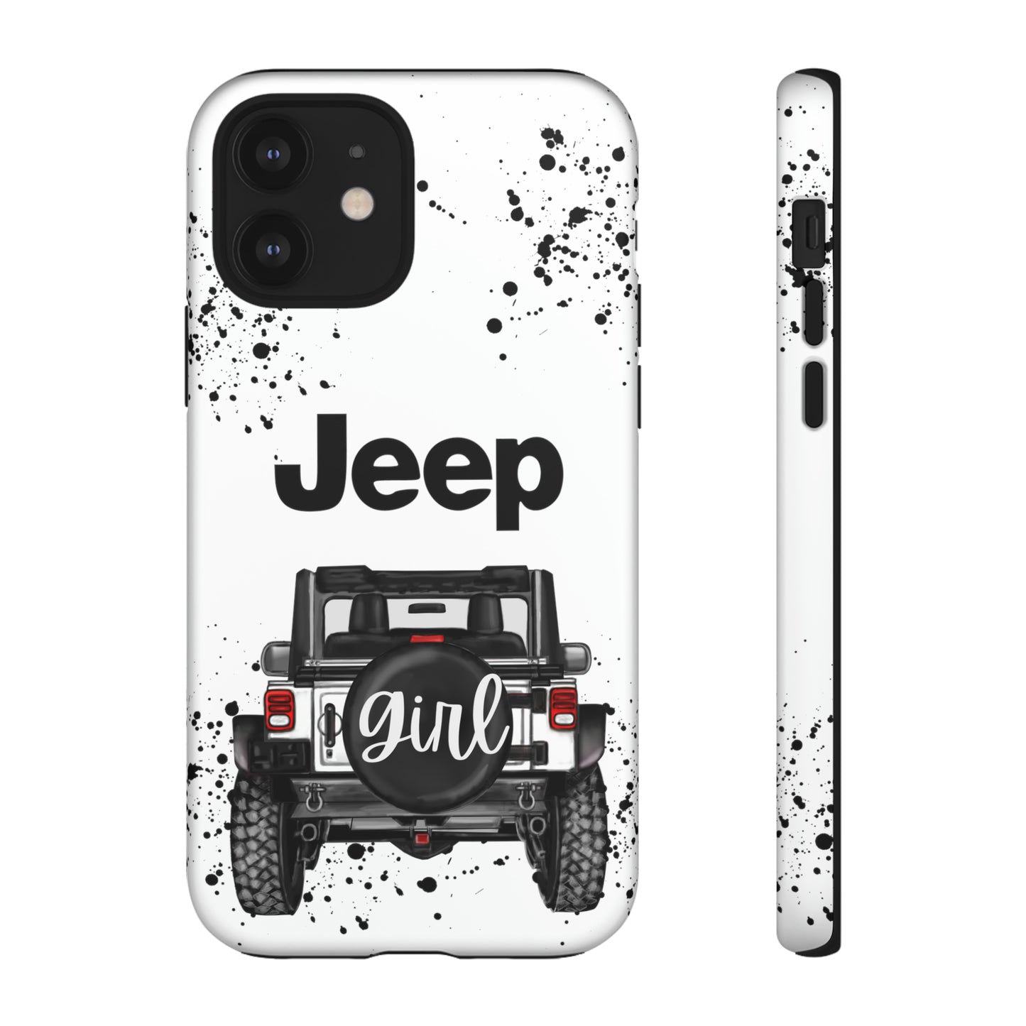 Off Road Girl White Protective Case for Iphone, Google and Samsung Phones