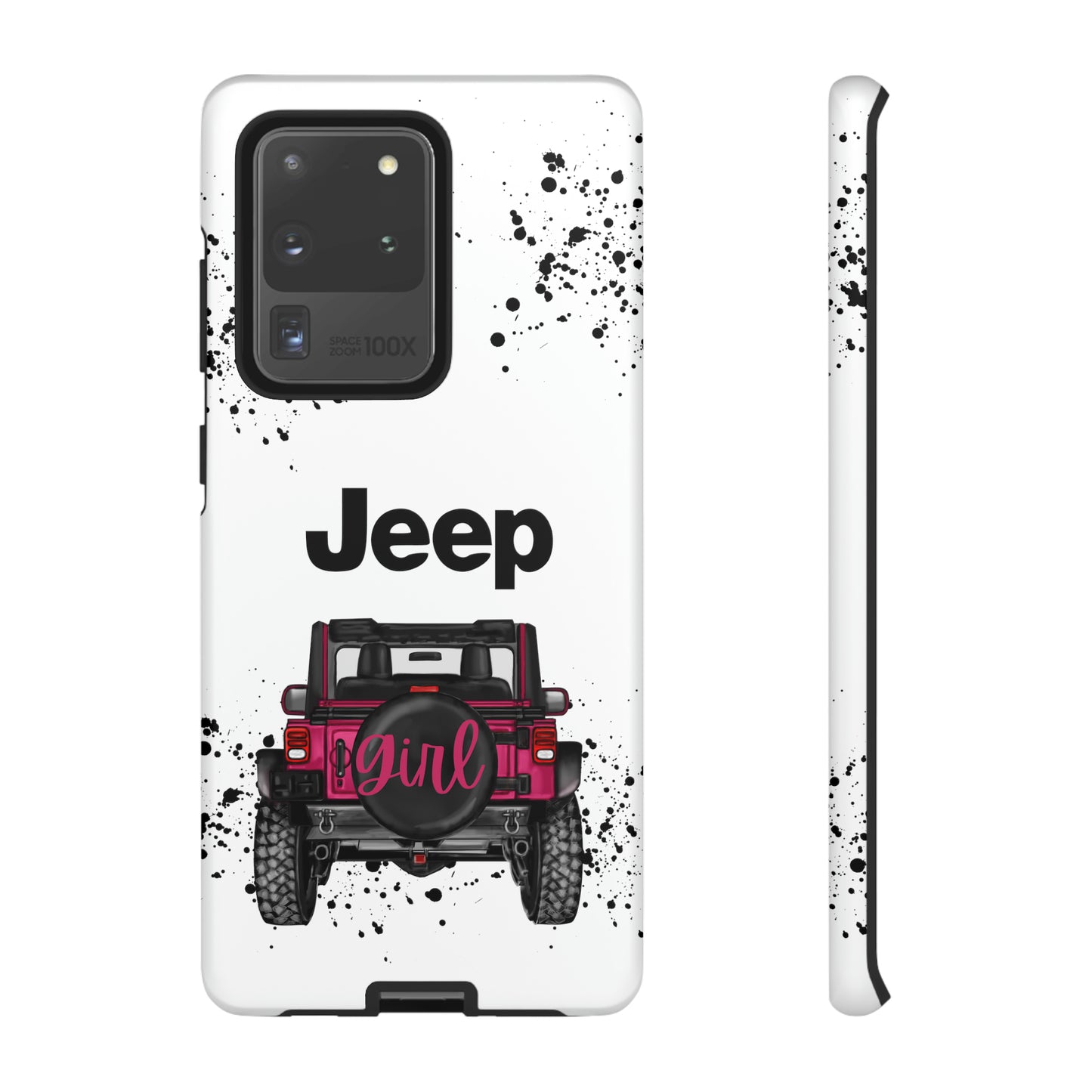 Off Road Girl Red Protective Case for Iphone, Google and Samsung Phones