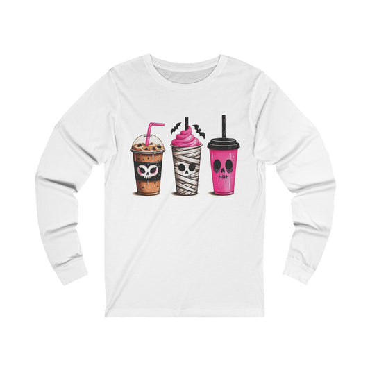 Halloween Drinks Unisex Jersey Long Sleeve Tee