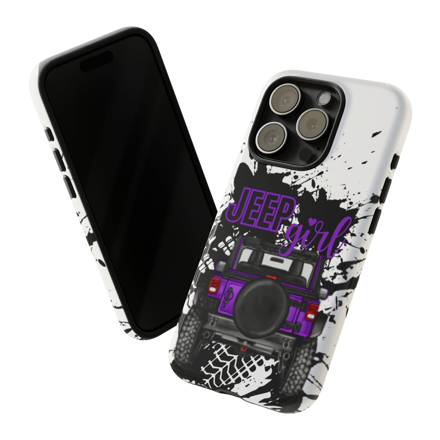 Off Road Girl Purple Tough Cases